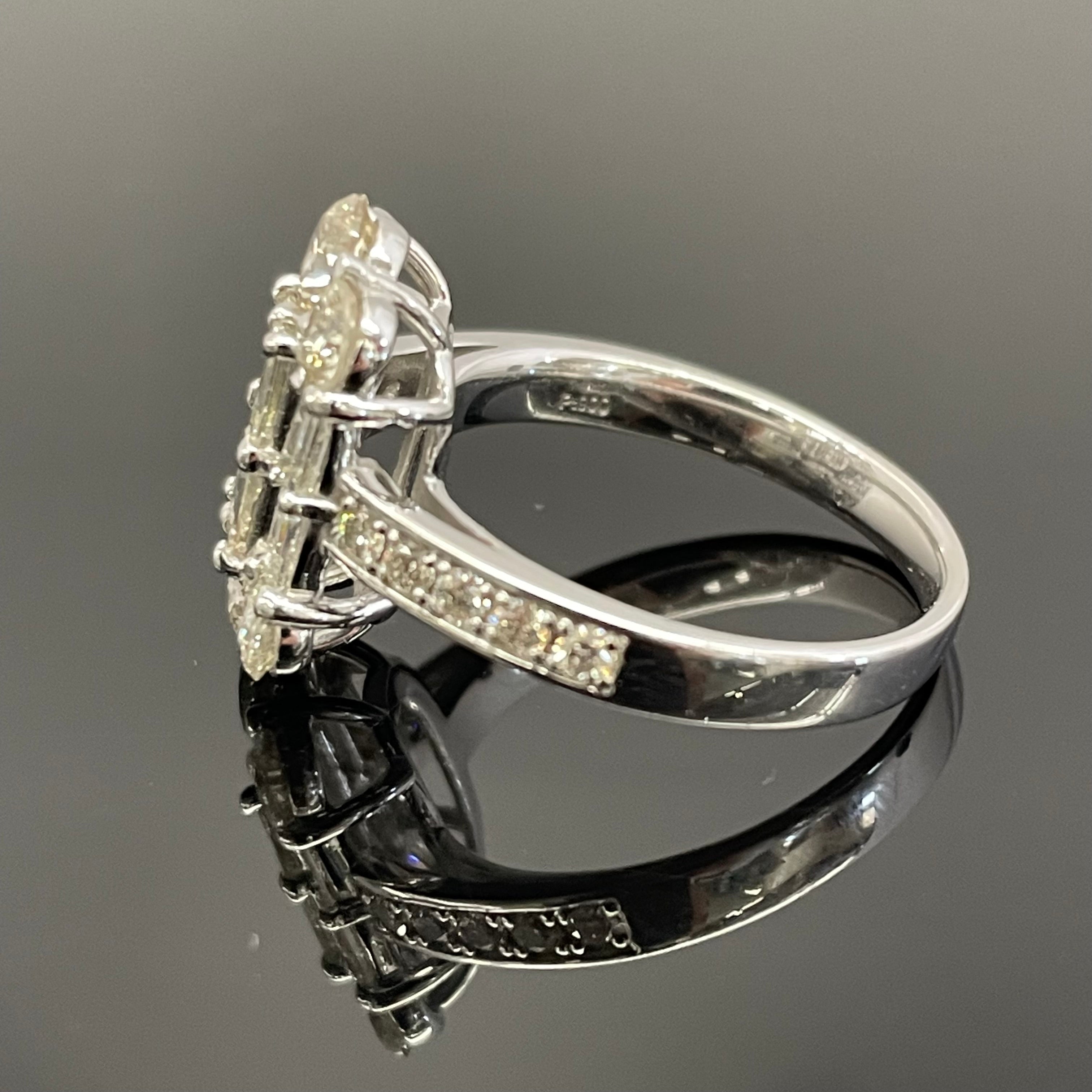 【送料無料】_ ノンブランド _ダイヤモンドリング _Pt900/FD2.0ct #12.5号_中古品