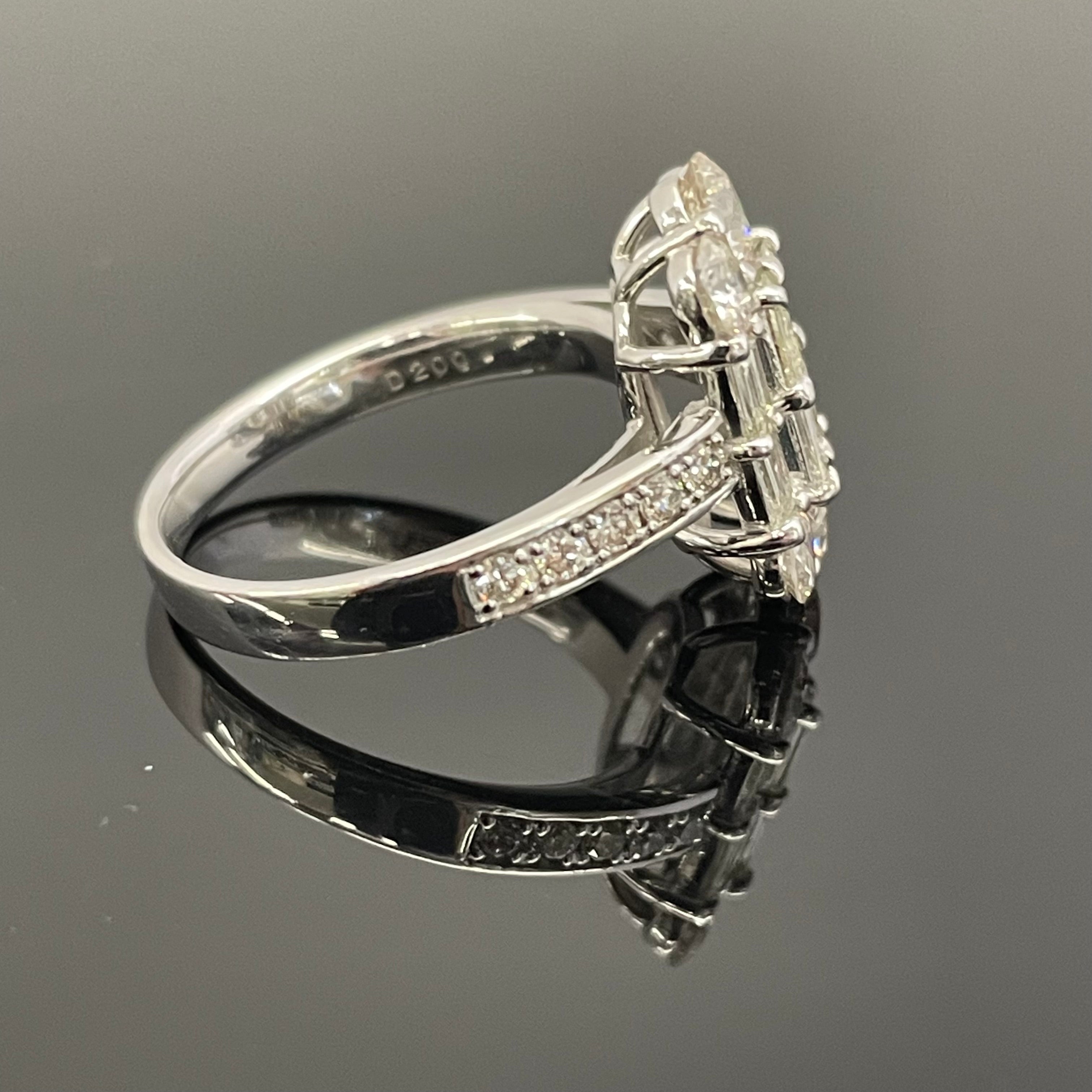 【送料無料】_ ノンブランド _ダイヤモンドリング _Pt900/FD2.0ct #12.5号_中古品