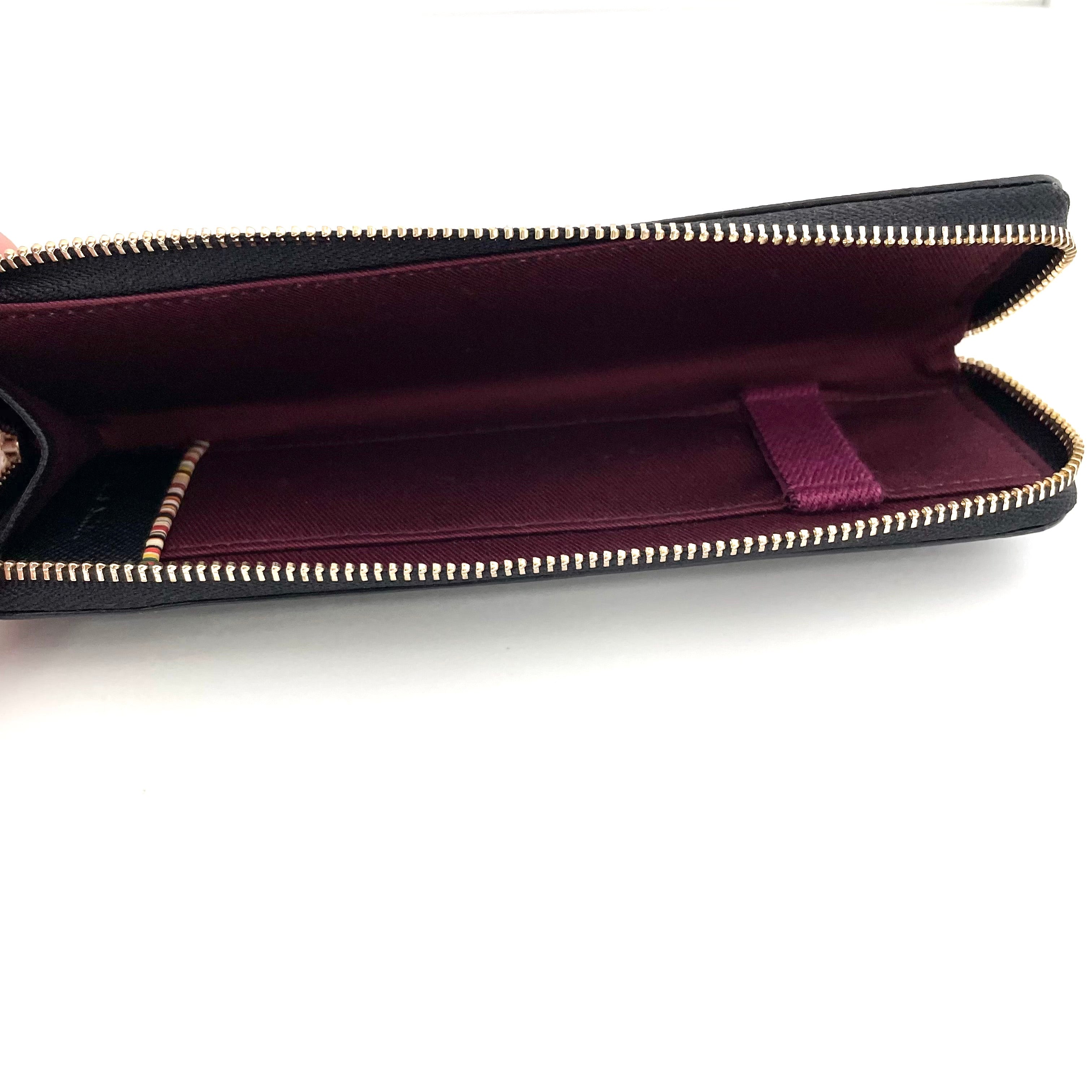 【送料無料】_ Paul Smith_(ポールスミス)_ジップストローグレイン_ 牛革 ペンケース PSC788_ 中古品