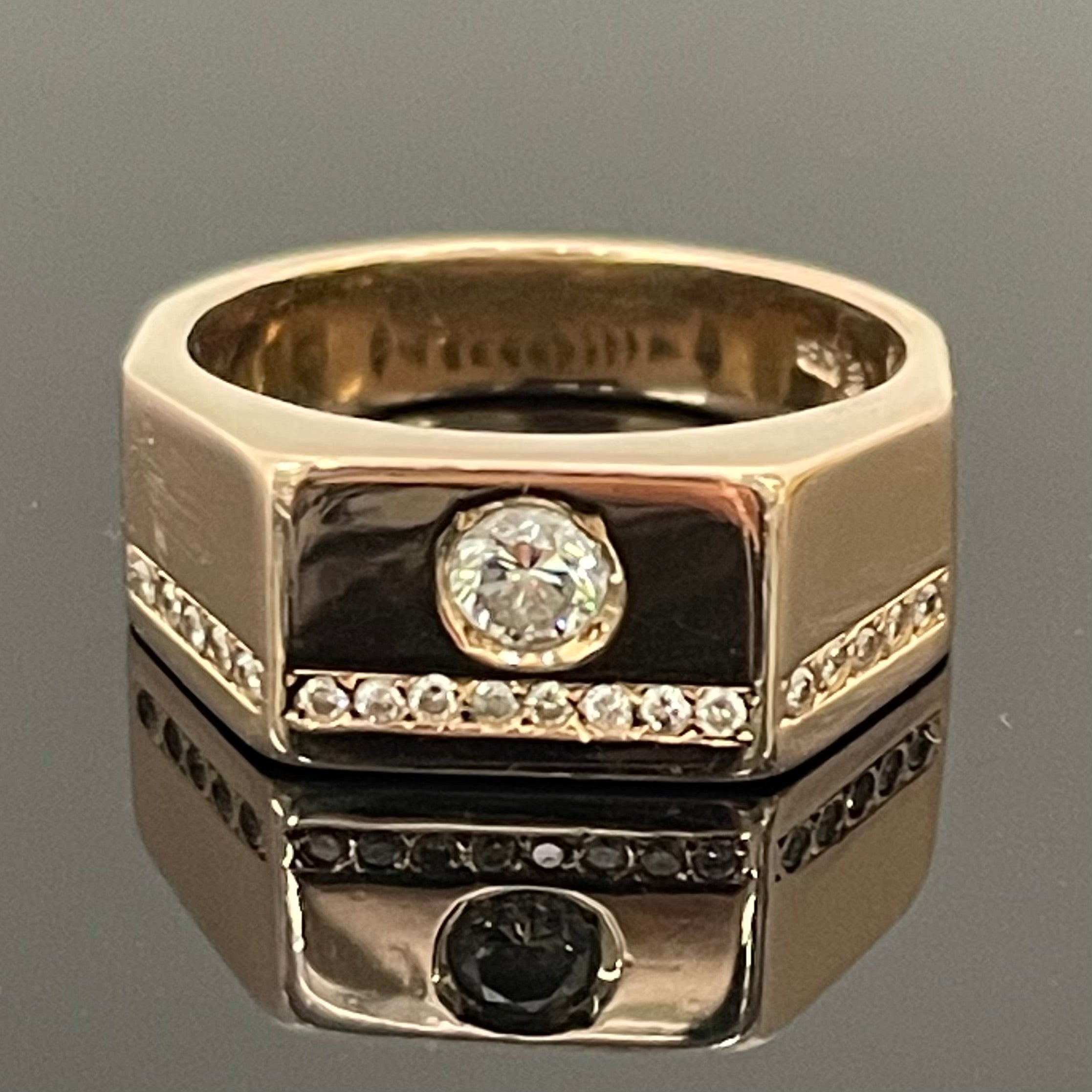 ノンブランド _K18RGダイヤモンドリング _FD0.197ct/10.6g #14号_ 中古品