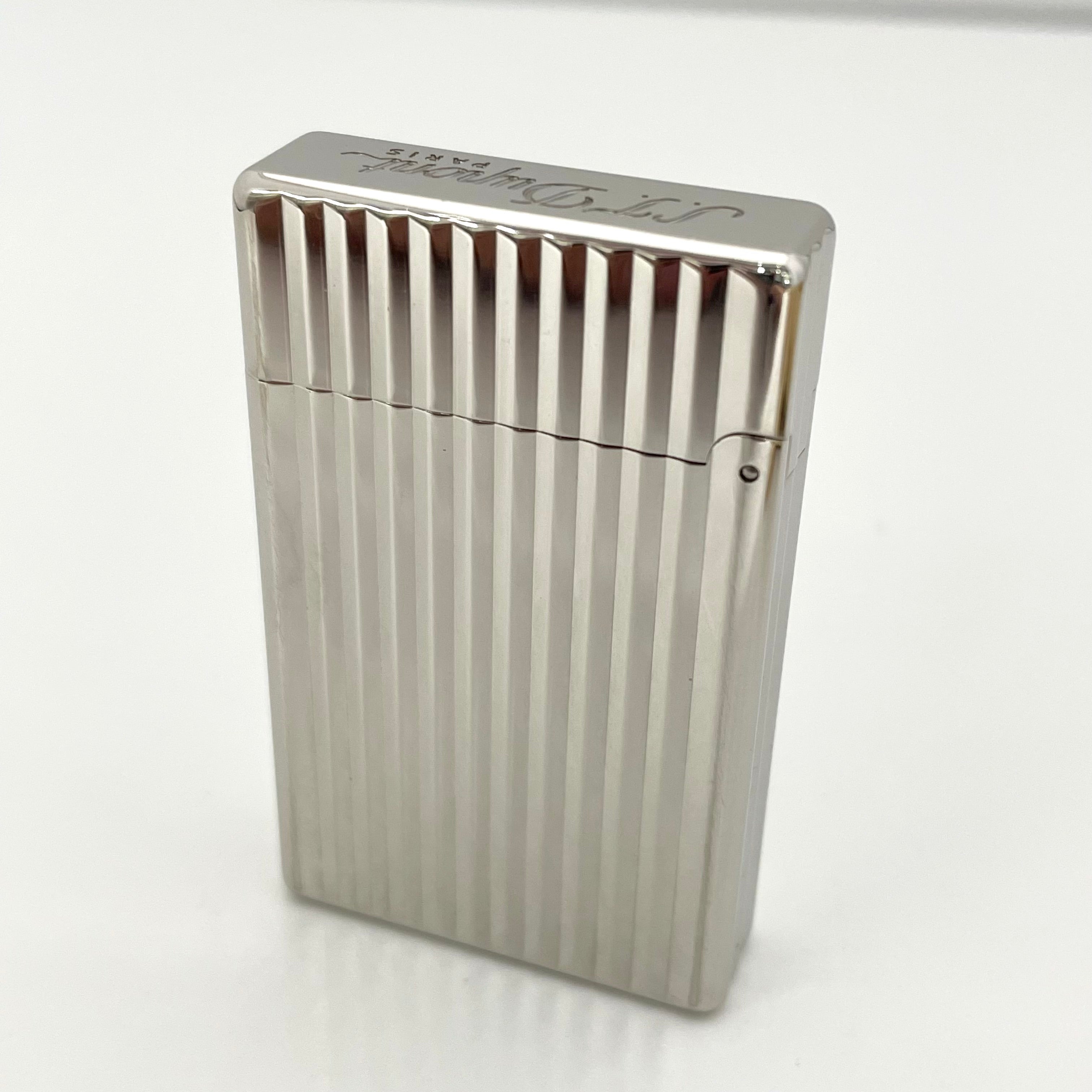 【送料無料】_ S.T.Dupont_(デュポン)_イニシャルライン_ ホワイトブロンズ_ 020802B _中古品