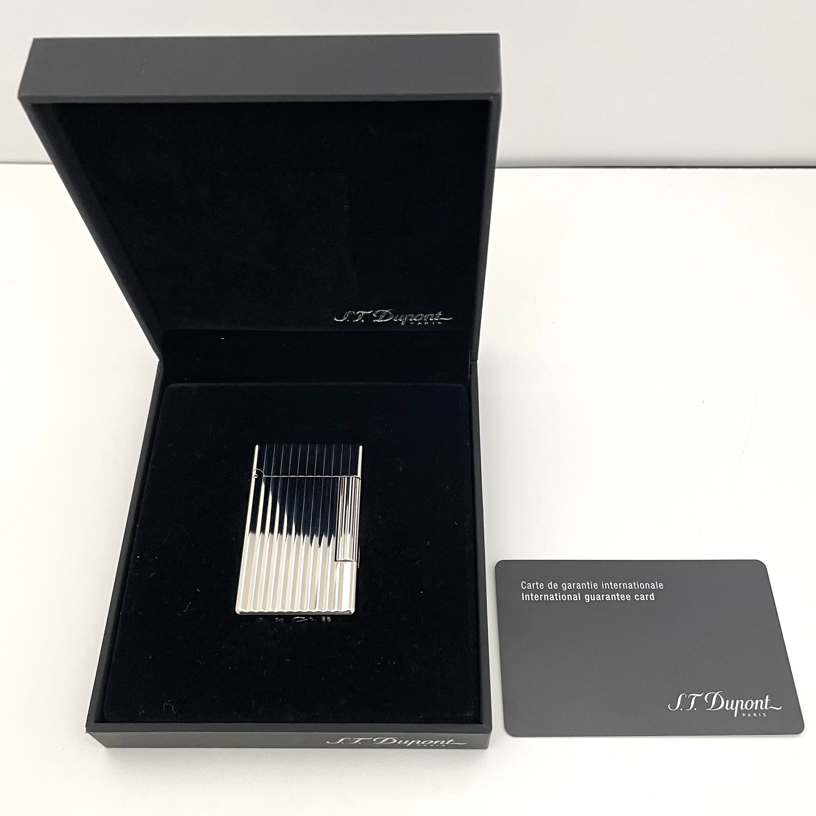【送料無料】_ S.T.Dupont_(デュポン)_イニシャルライン_ ホワイトブロンズ_ 020802B _中古品