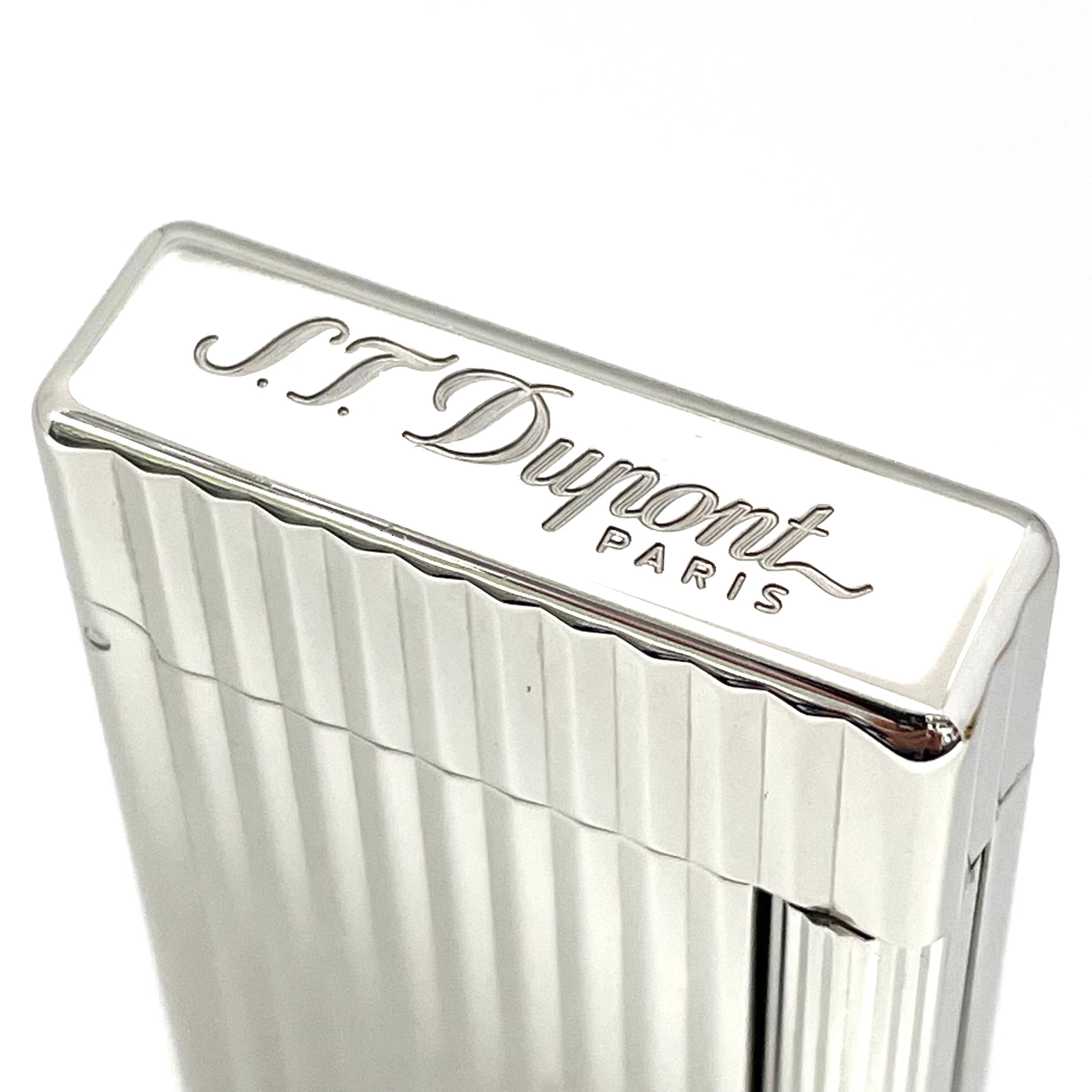 【送料無料】_ S.T.Dupont_(デュポン)_イニシャルライン_ ホワイトブロンズ_ 020802B _中古品