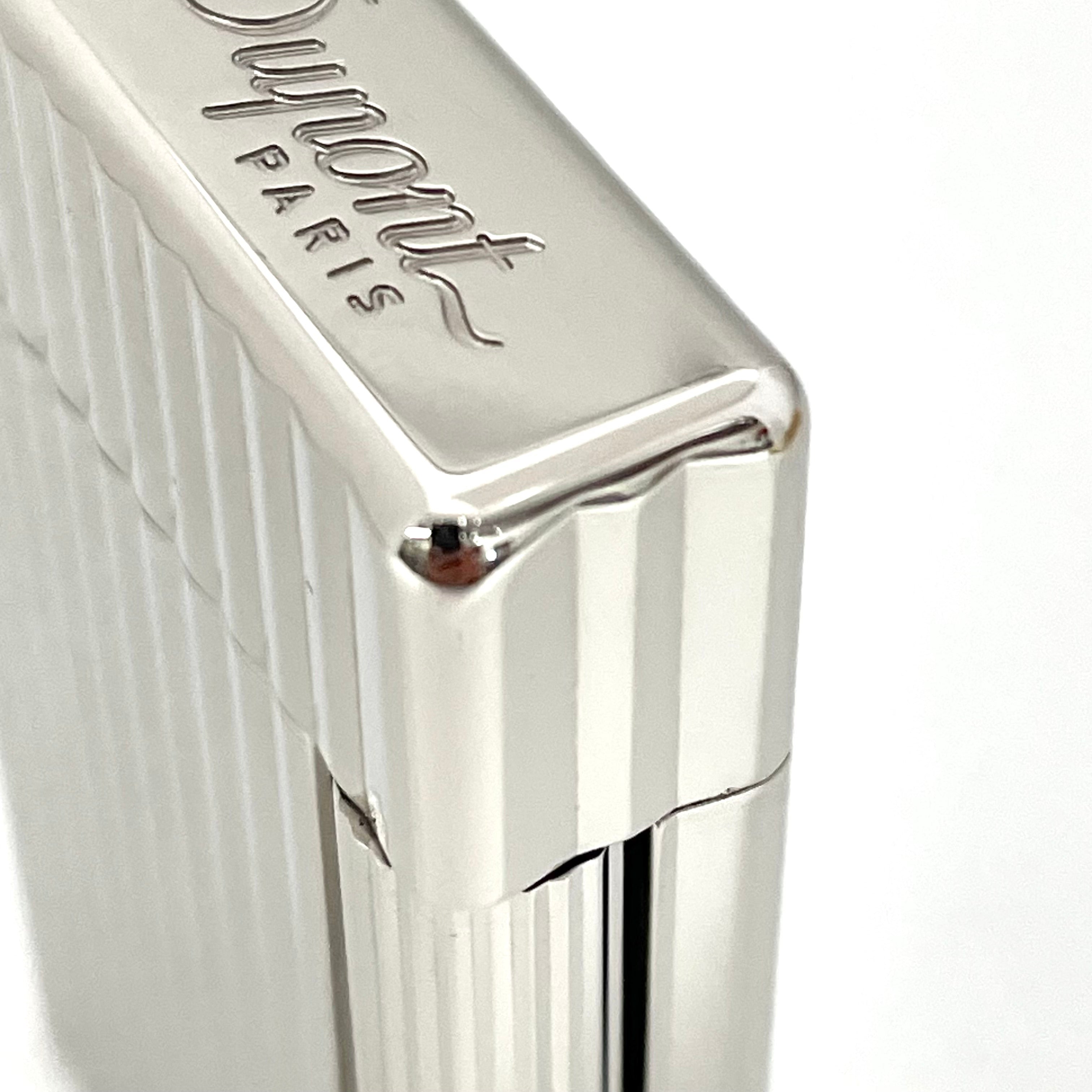 【送料無料】_ S.T.Dupont_(デュポン)_イニシャルライン_ ホワイトブロンズ_ 020802B _中古品