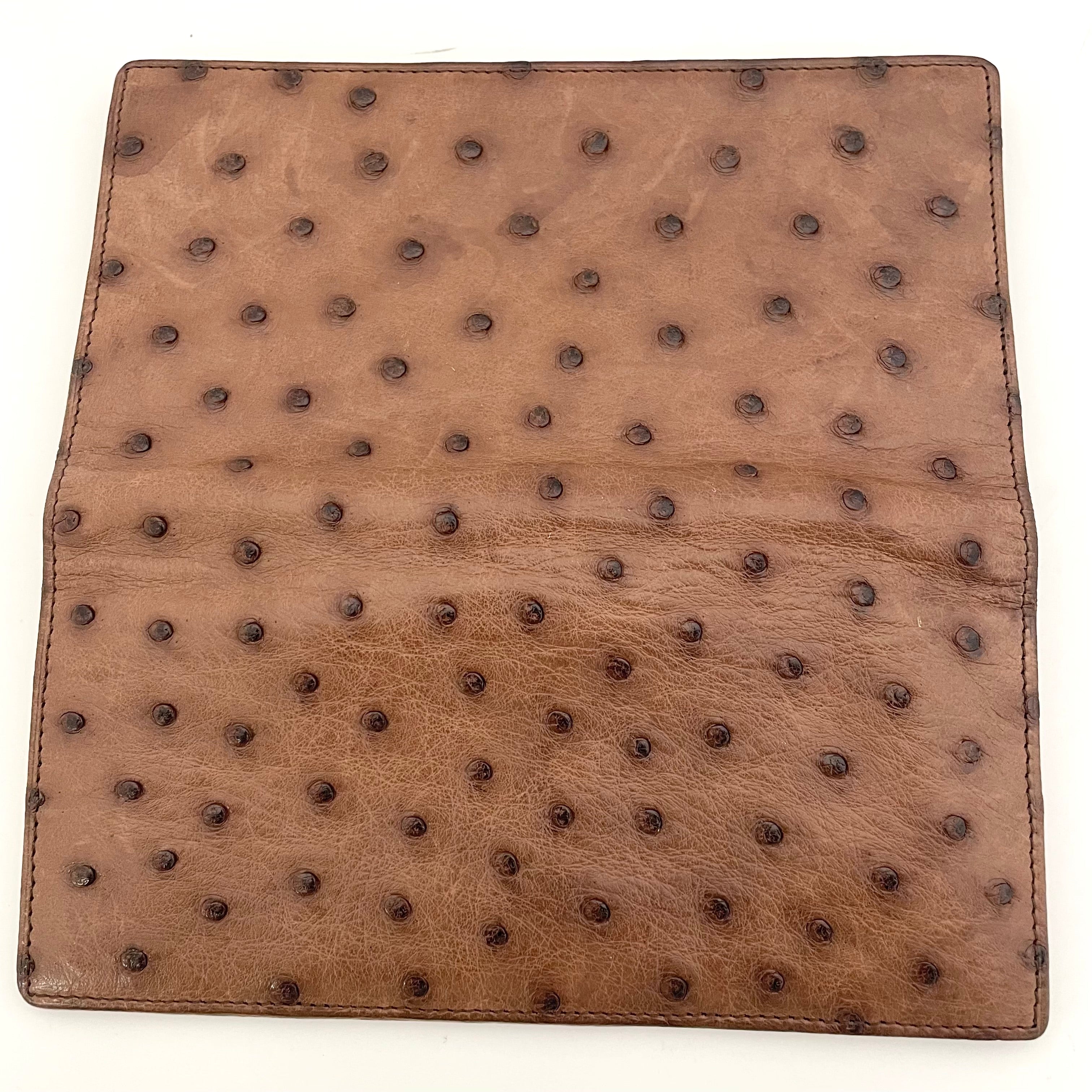 【送料無料】_ dunhill_(ダンヒル)_オーストリッチ長財布_ 中古品