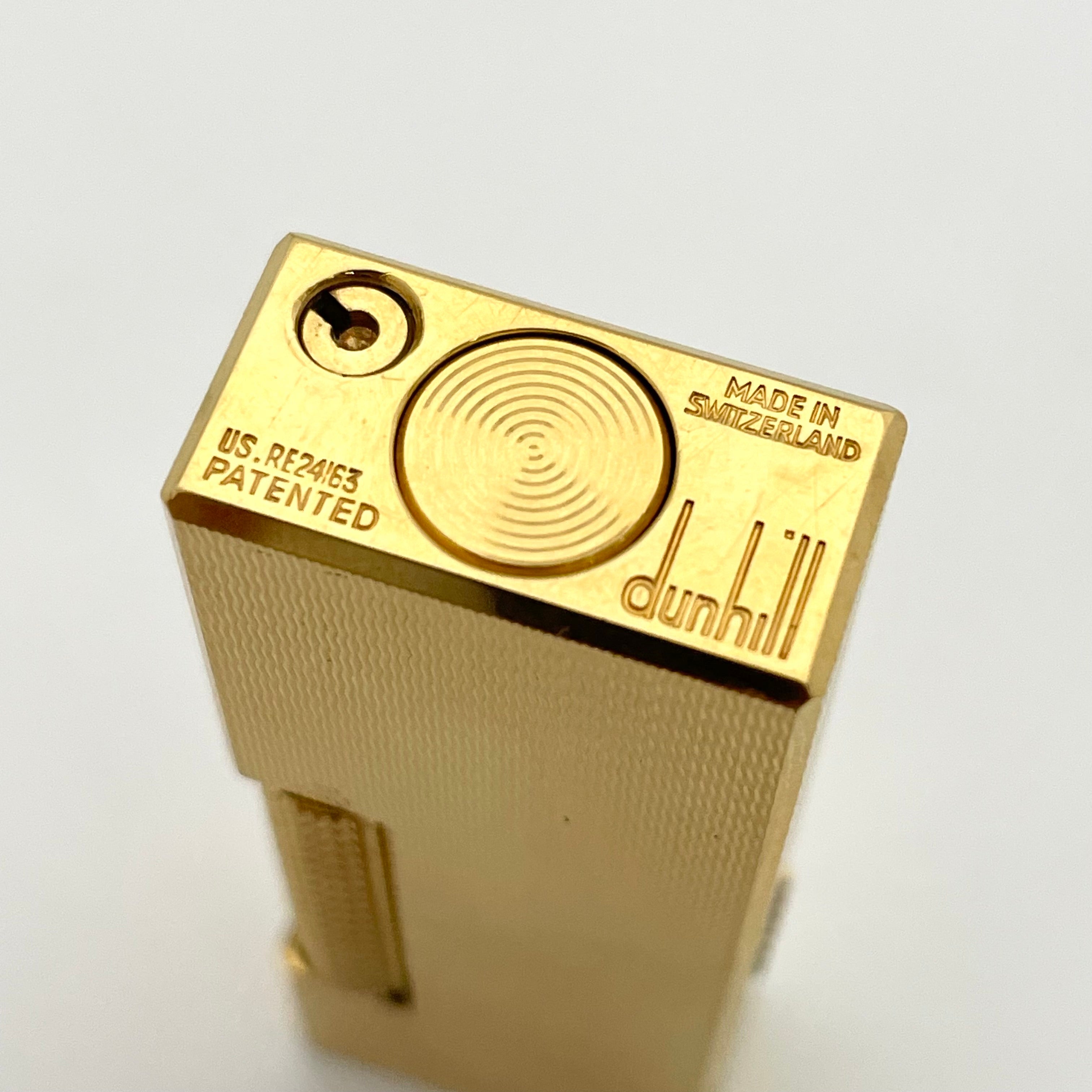 dunhill_(ダンヒル)_ローラーガスライター _ゴールドカラー_ 中古品