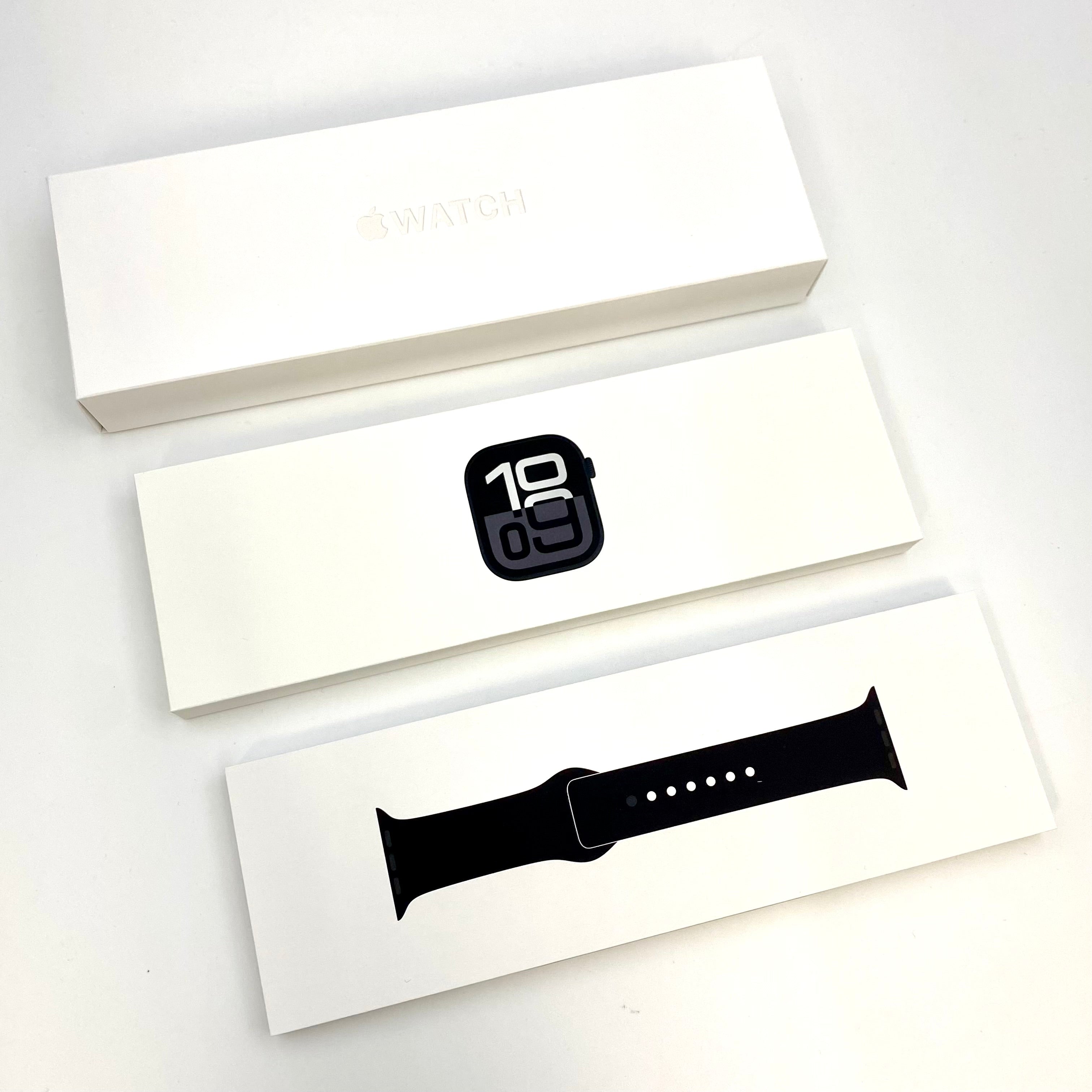 【送料無料】_Apple(アップル)_アップルウォッチ10 46mm_GPSモデル MWWP3J/A_ジェットブラック_新品未開封品