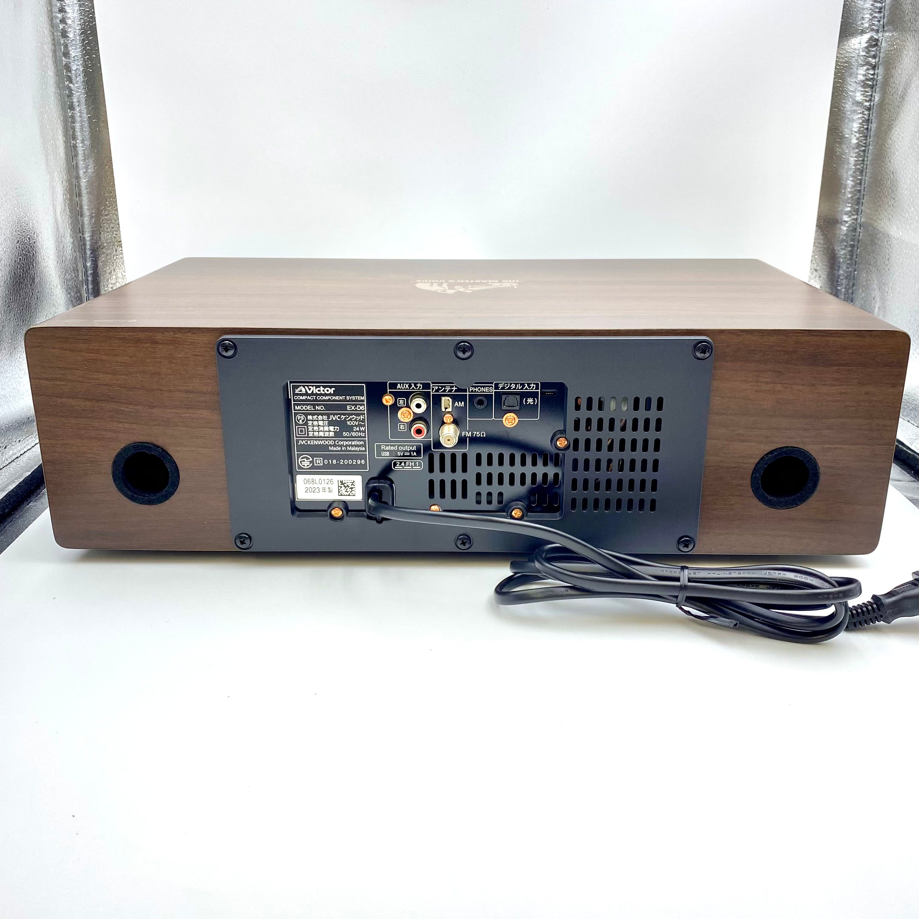 JVC ケンウッド_Victor WOOD CONE_ビクター ウッドコーン_EX-D6 コンパクトコンポーネントシステム_インテリアオーディオ_中古品