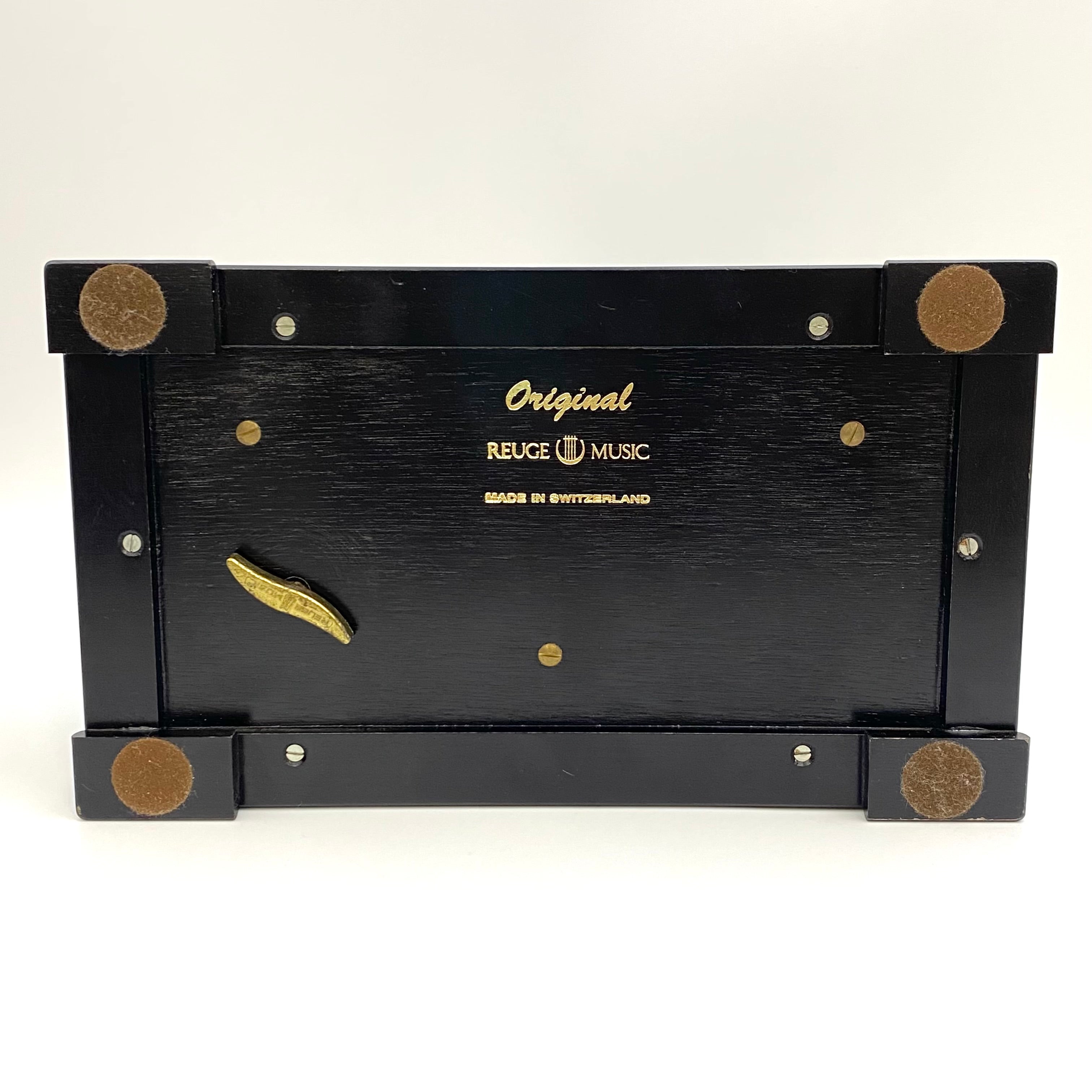 【送料無料】_REUGE_(リュージュ)72弁 オルゴール_カノン 3パート_J.Pachelbel (ヨハン・パッヘルベル)_ローズ ウッド 象嵌_オルゴール 中古品