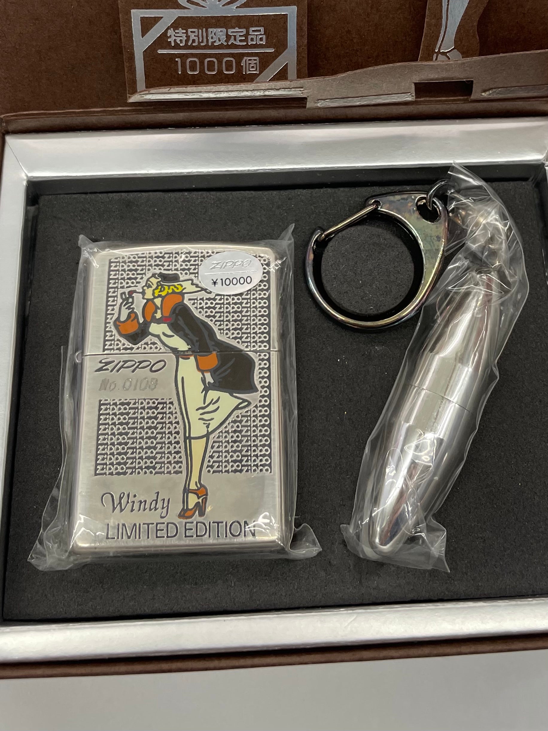 【送料無料】_ Zippo_(ジッポ)_Windy LIMITED EDITION _Silver Antique特別限定品_ 未使用品