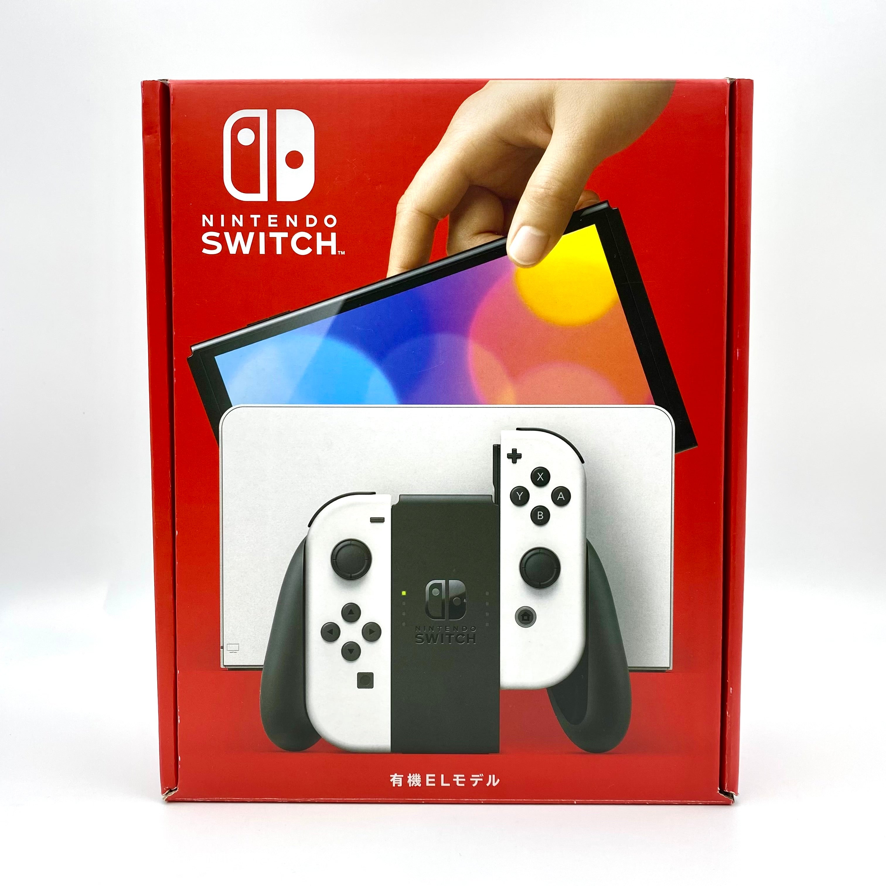 【送料無料】_ Nintendo Switch_(ニンテンドースイッチ)_本体 新型 有機ELモデル ホワイト_HEG-S-KAAAA_中古品