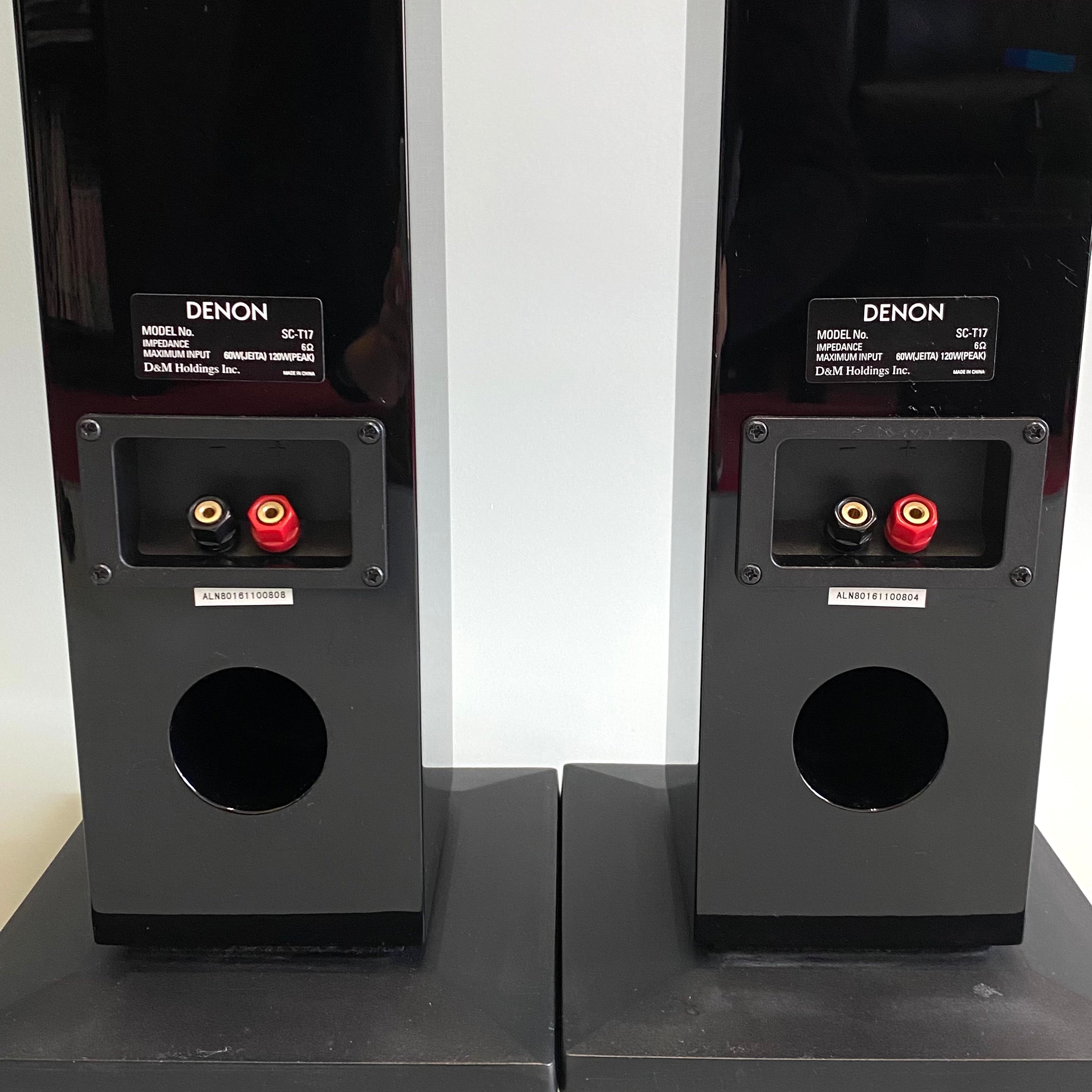 【送料無料】_DENON(デノン)_AVR-X1600H AVアンプ_SC-T17、SC-N10、SC-EN10_スピーカーセット_2020年製 中古品