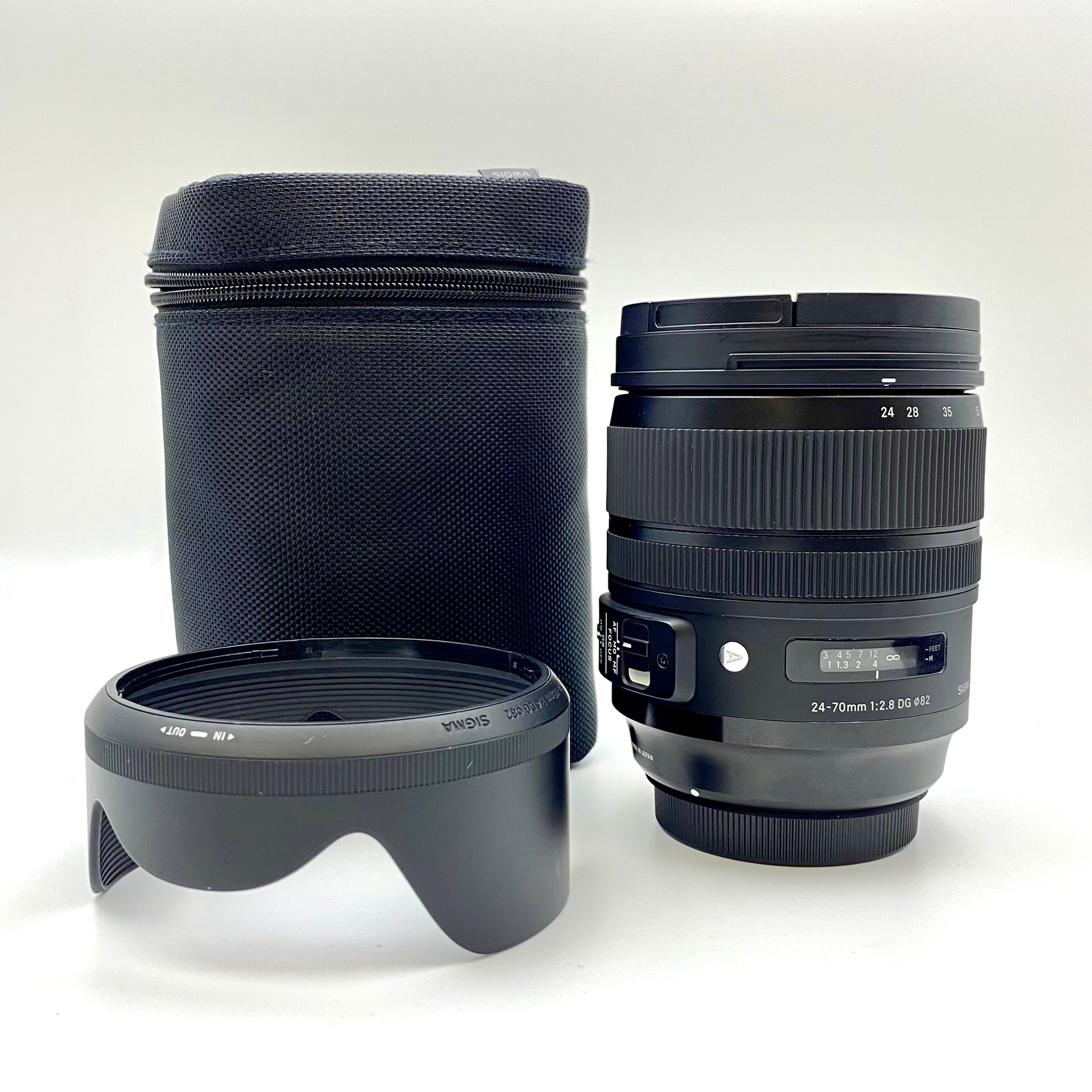 SIGMA_(シグマ)_Art 24-70mm F2.8 DG OS HSM_キヤノンEFマウント_大口径標準ズームレンズ_中古品