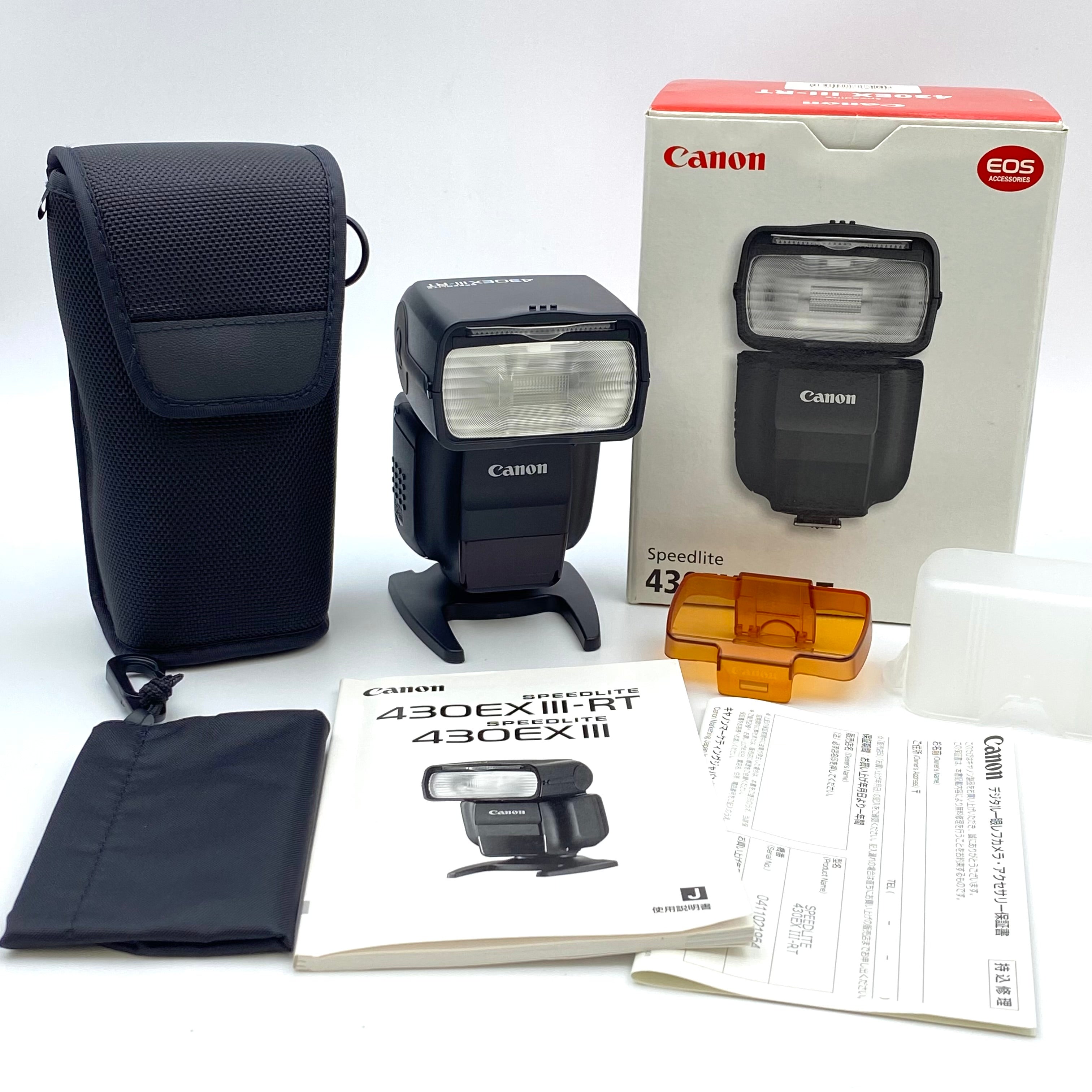 【送料無料】_Canon_(キヤノン)_430EXⅢ-RT_スピードライト_カメラアクセサリー_中古品