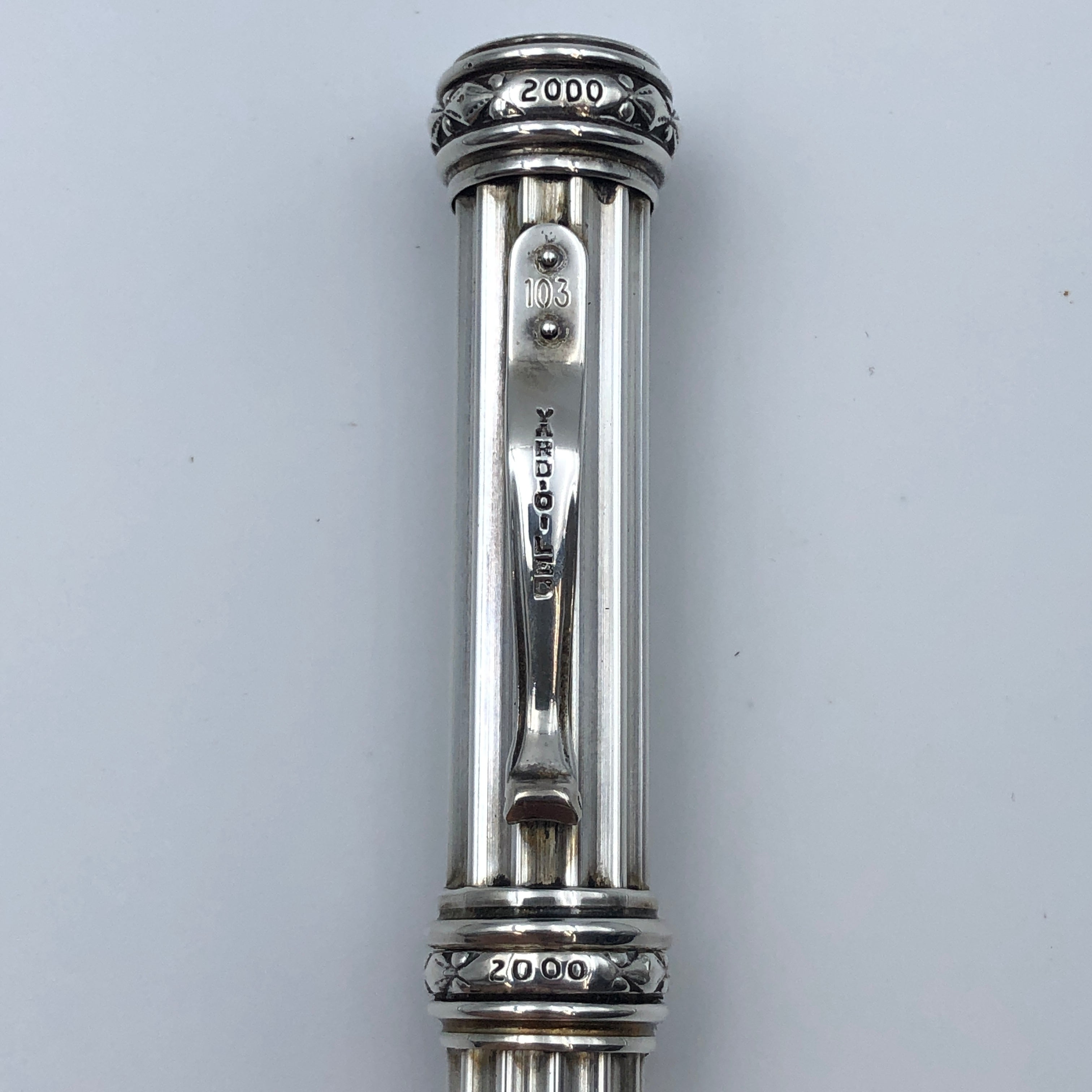 【送料無料】_ YARD・O・LED _(ヤードオレッド)_ ミレニアム2000 万年筆 _スターリングシルバー_中古品