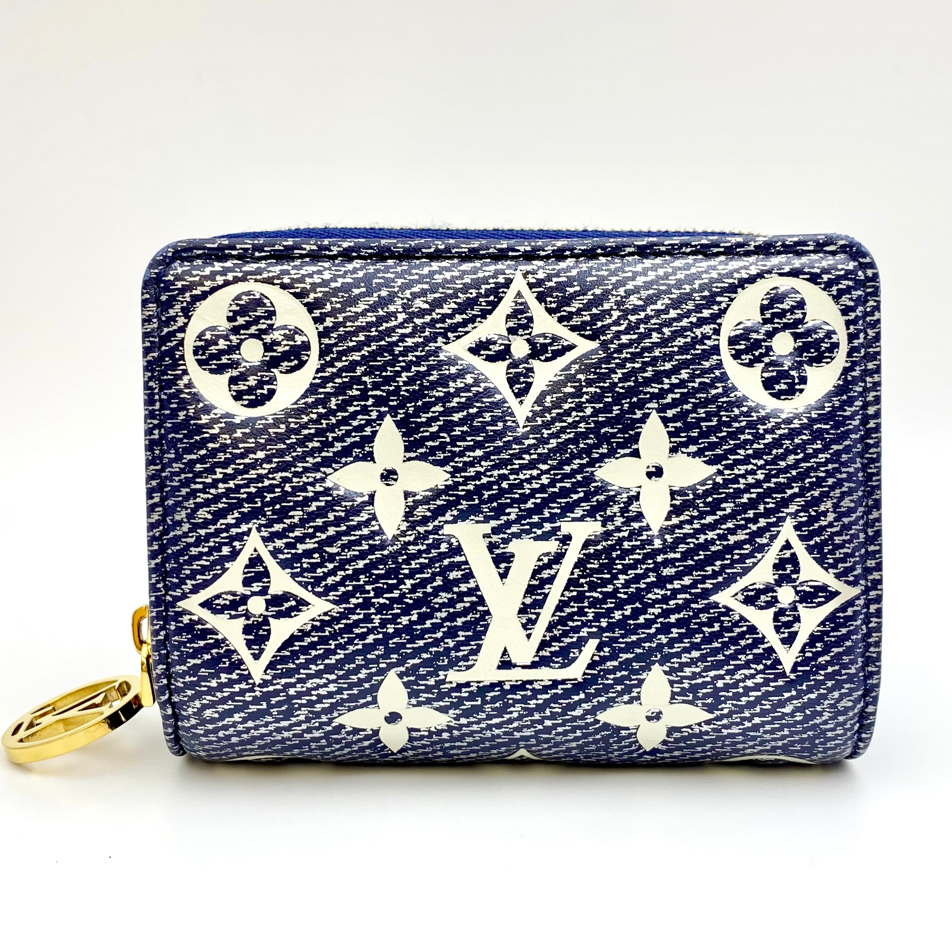 【送料無料】_LOUIS VUITTON_(ルイヴィトン)_ポルトフォイユ・ルー_M82525 ネイビー_中古品