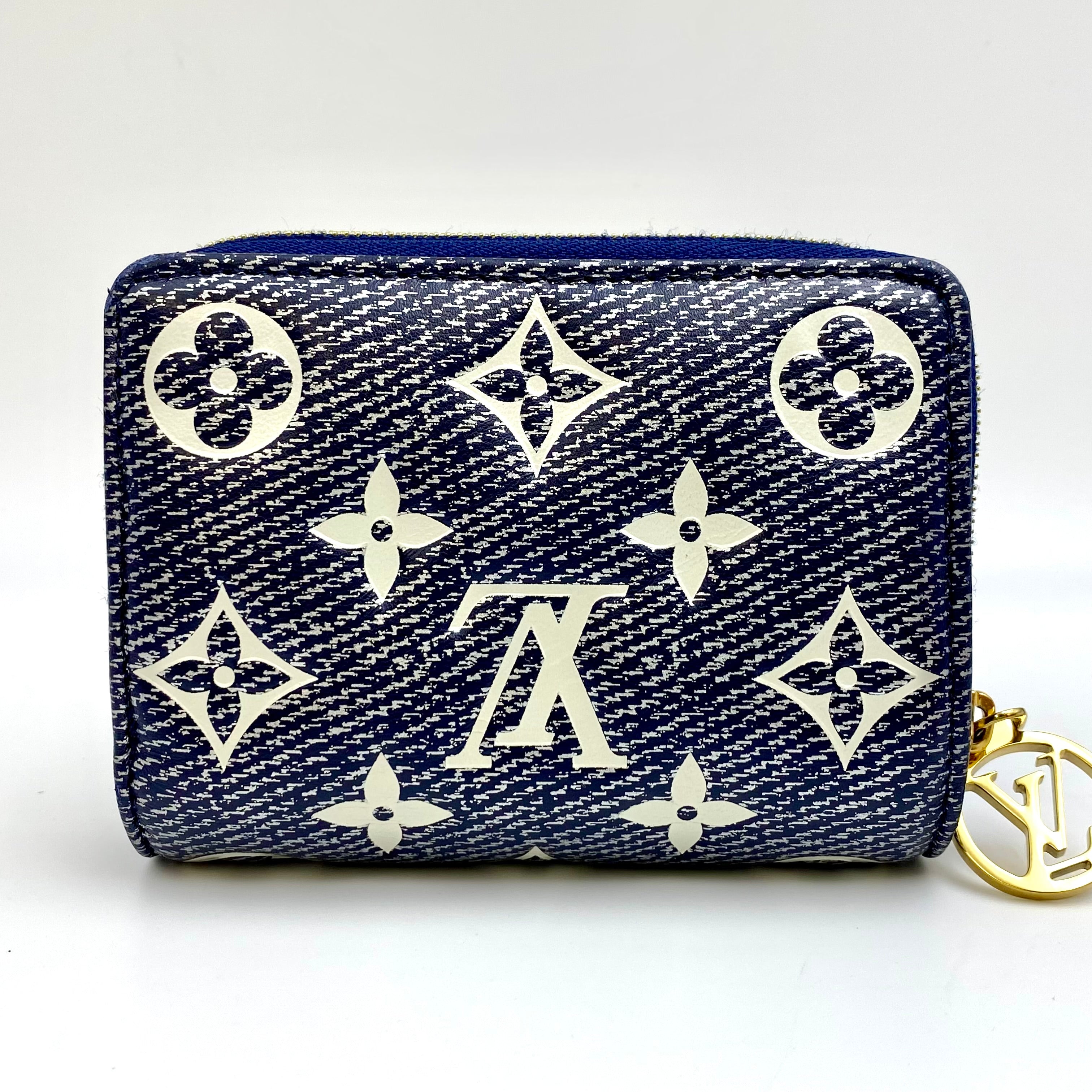 【送料無料】_LOUIS VUITTON_(ルイヴィトン)_ポルトフォイユ・ルー_M82525 ネイビー_中古品