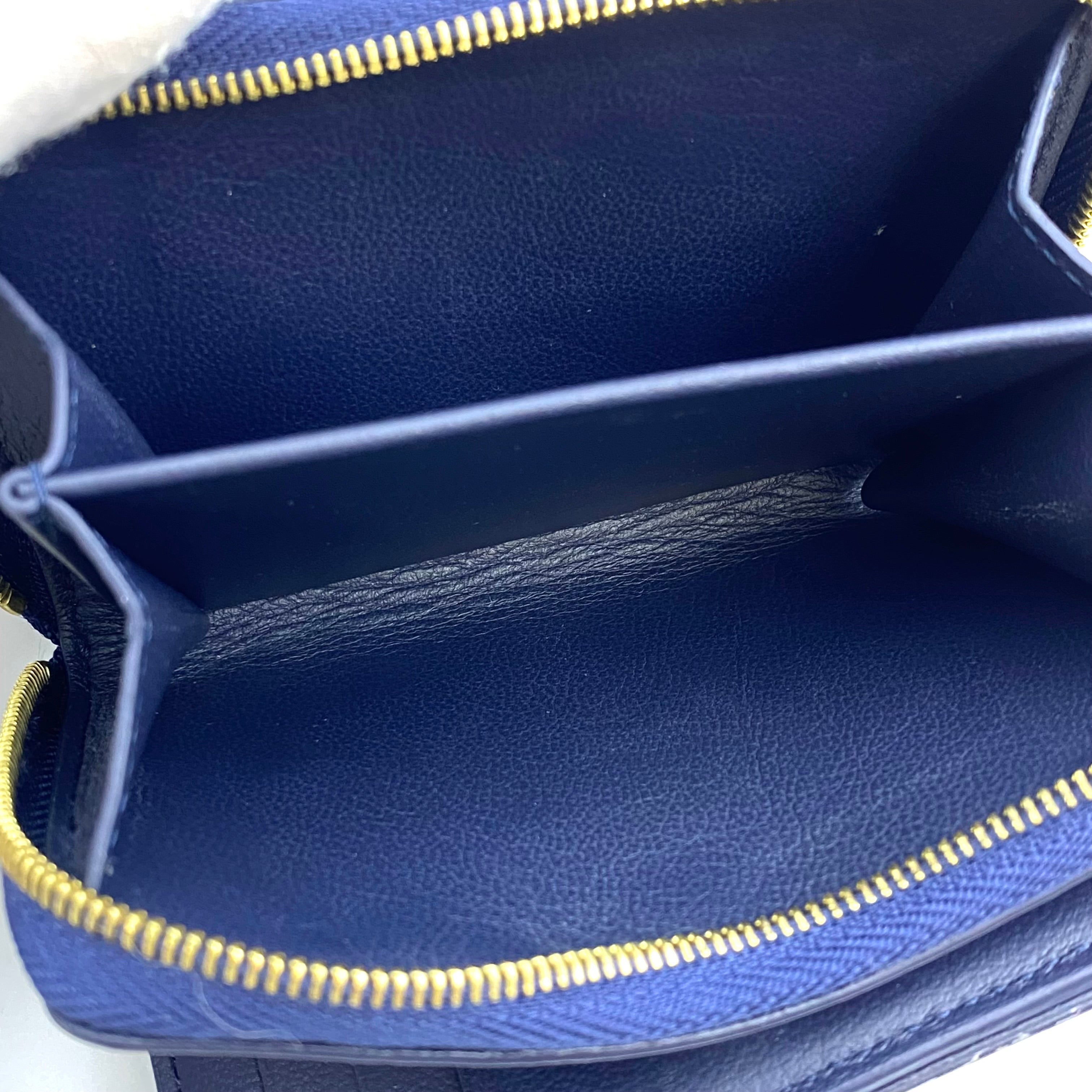 【送料無料】_LOUIS VUITTON_(ルイヴィトン)_ポルトフォイユ・ルー_M82525 ネイビー_中古品