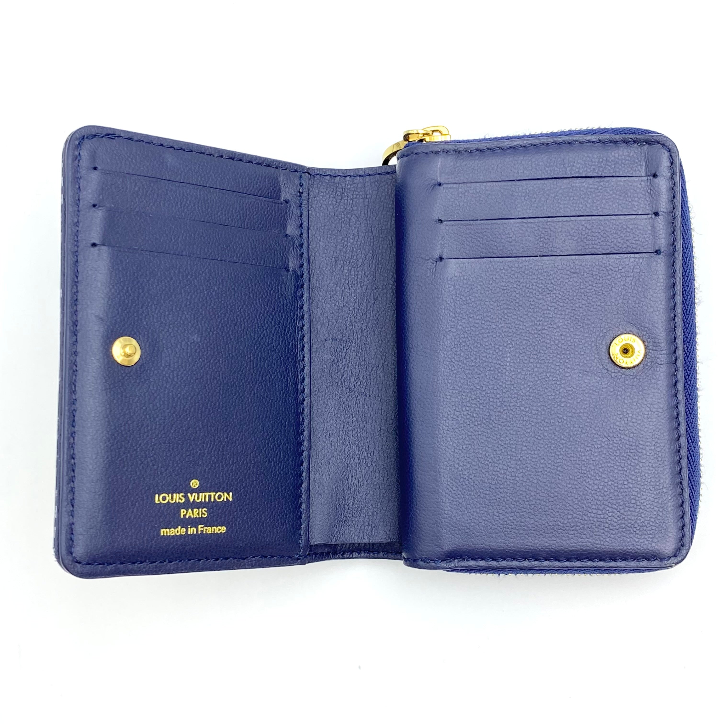 【送料無料】_LOUIS VUITTON_(ルイヴィトン)_ポルトフォイユ・ルー_M82525 ネイビー_中古品