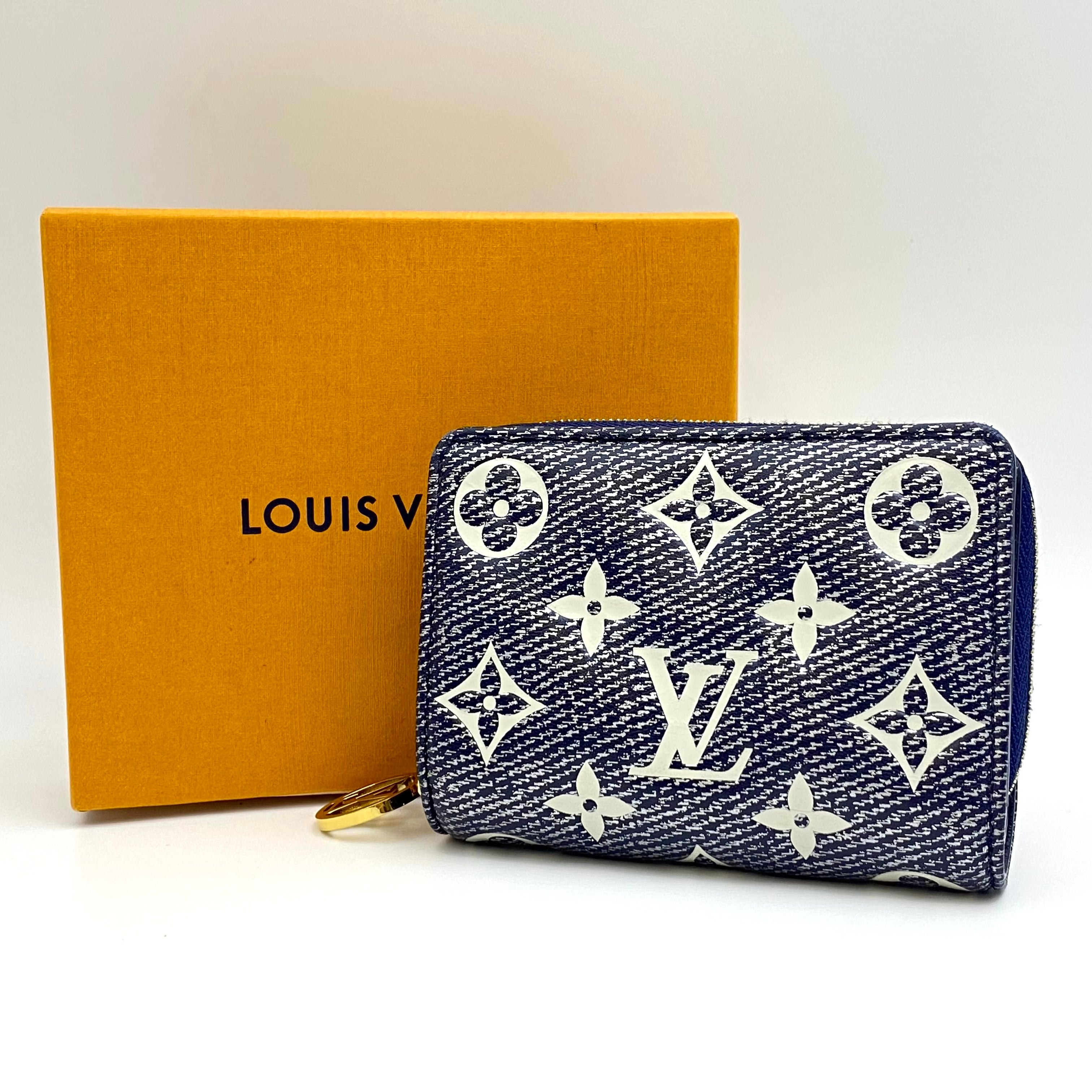 【送料無料】_LOUIS VUITTON_(ルイヴィトン)_ポルトフォイユ・ルー_M82525 ネイビー_中古品