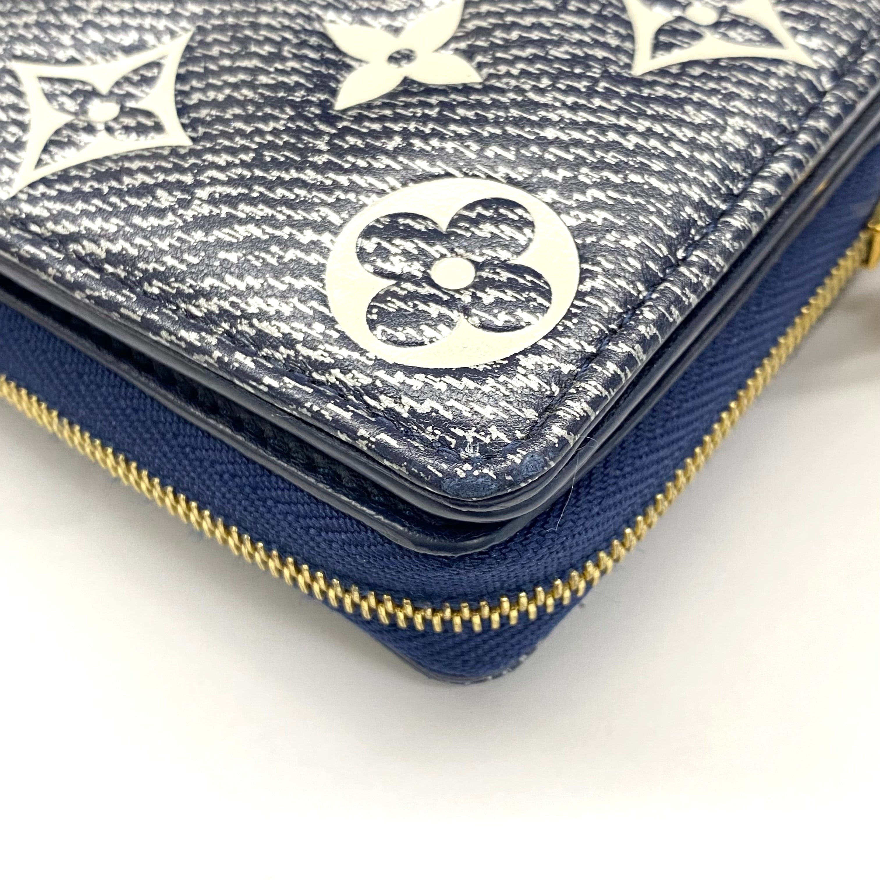 【送料無料】_LOUIS VUITTON_(ルイヴィトン)_ポルトフォイユ・ルー_M82525 ネイビー_中古品
