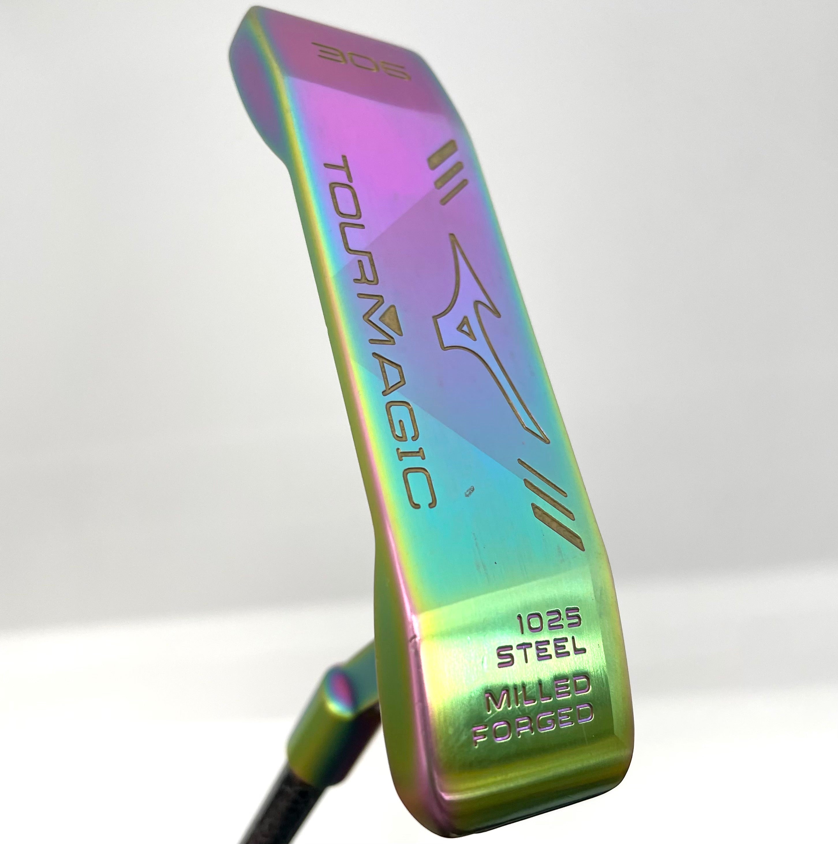 【送料無料】_ MIZUNO_(ミズノ)_軟鉄削り出しパター _TOUR MAGIC306 オーロラ_中古品
