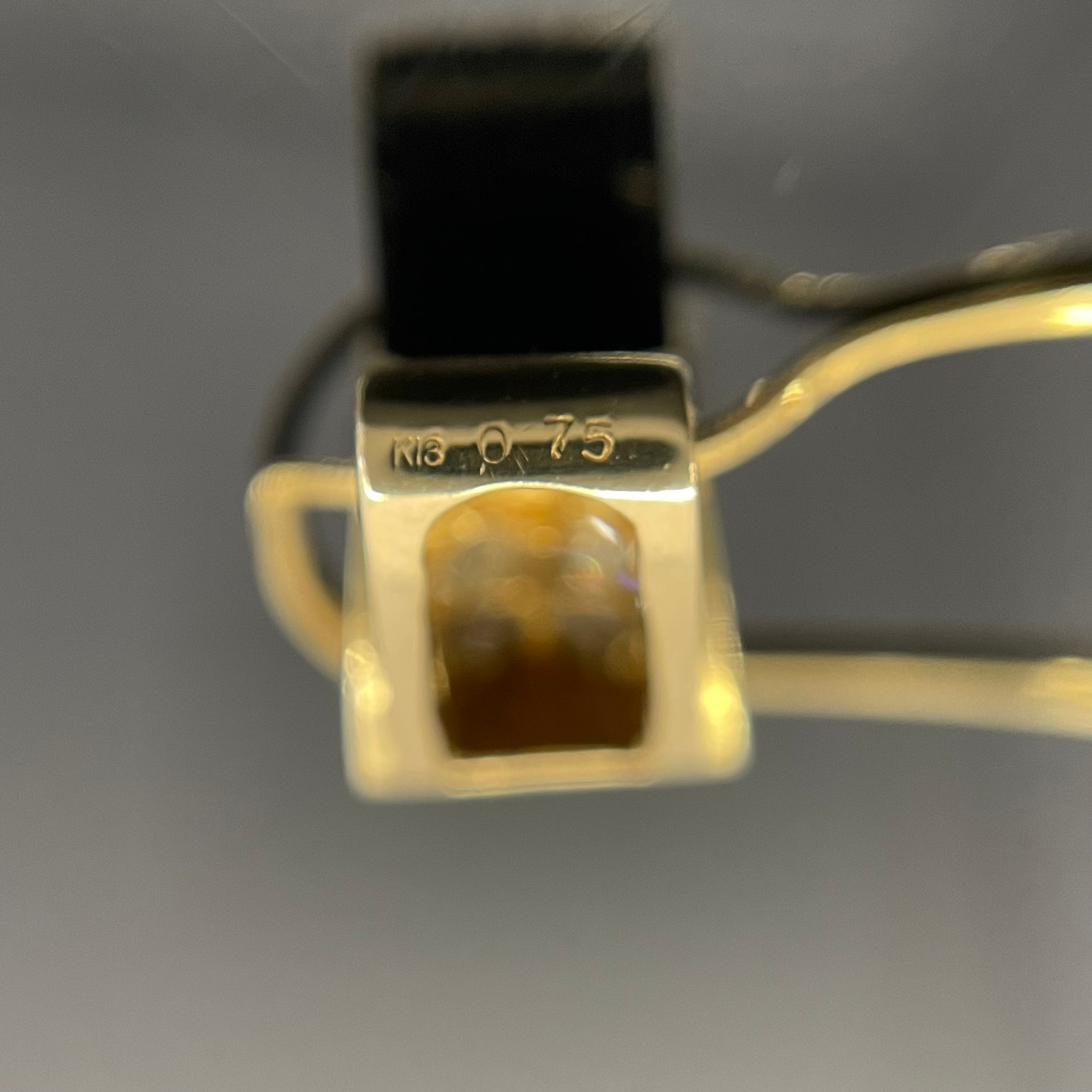 【送料無料】_ ノンブランド _K18ダイヤモンドネックレス_FD0.75ct/5.4g/45cm_ 中古品