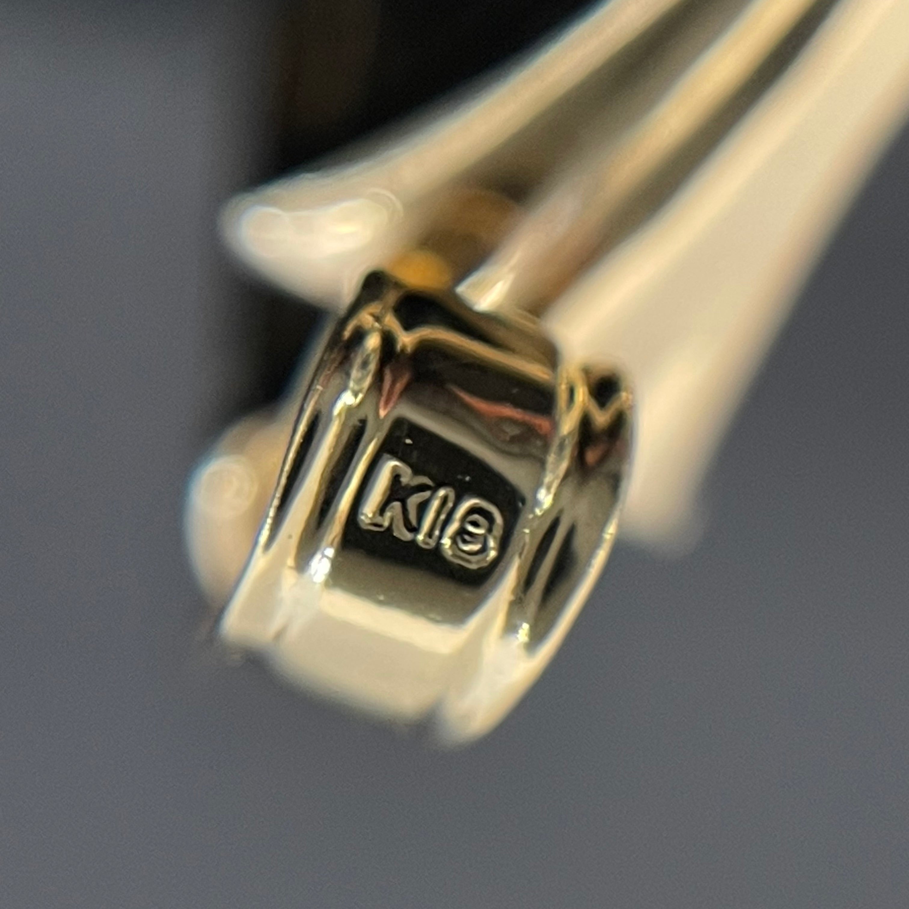 【送料無料】_ ノンブランド _K18/1.8g _クロスペンダントトップ _中古品