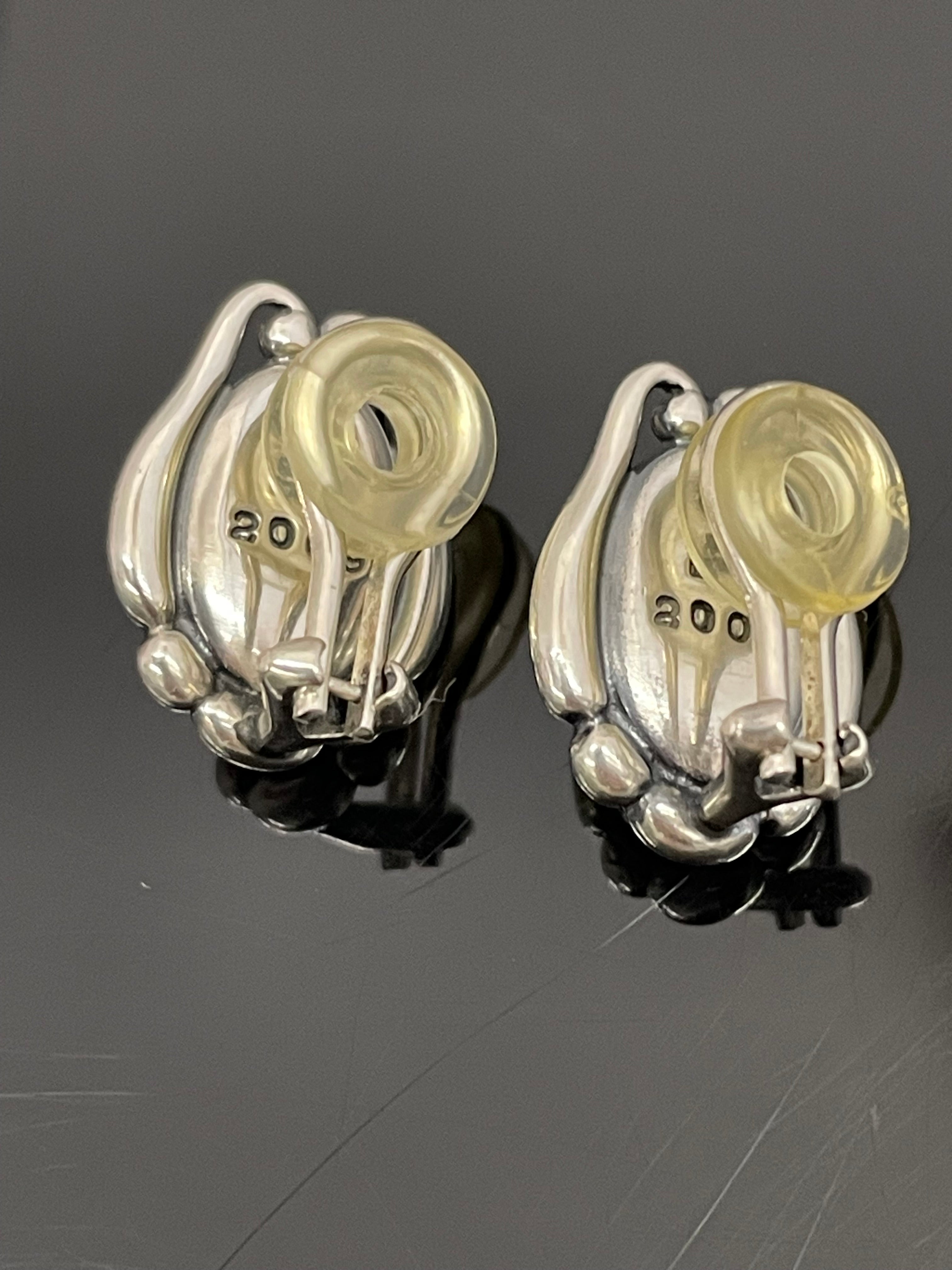 【送料無料】_GEORG JENSEN_(ジョージジェンセン)_2009 ヘリテージ_SV925イヤリング_ 中古品