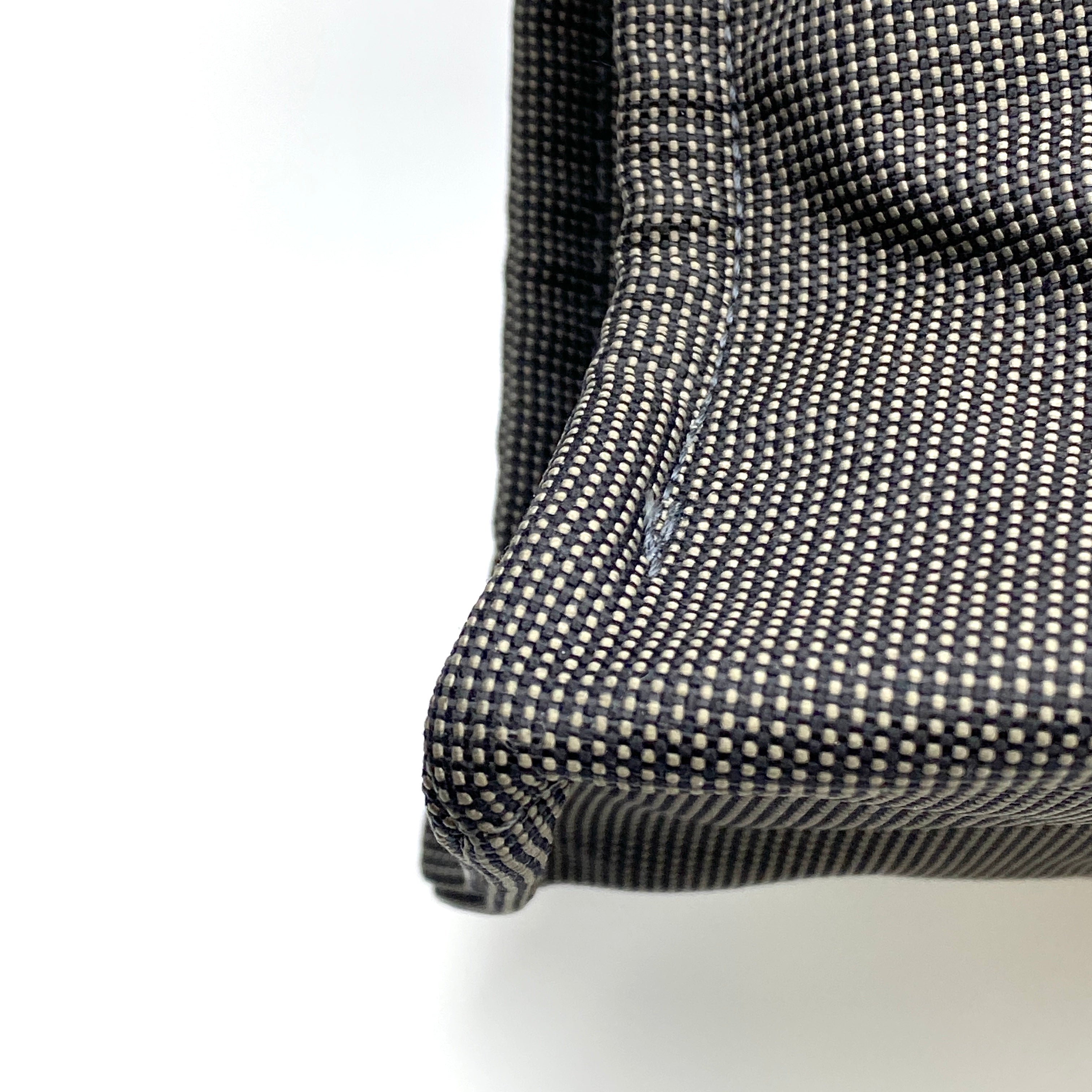 【送料無料】_ HERMES_(エルメス)_エールライン トート MM _キャンバス グレー_ 中古品