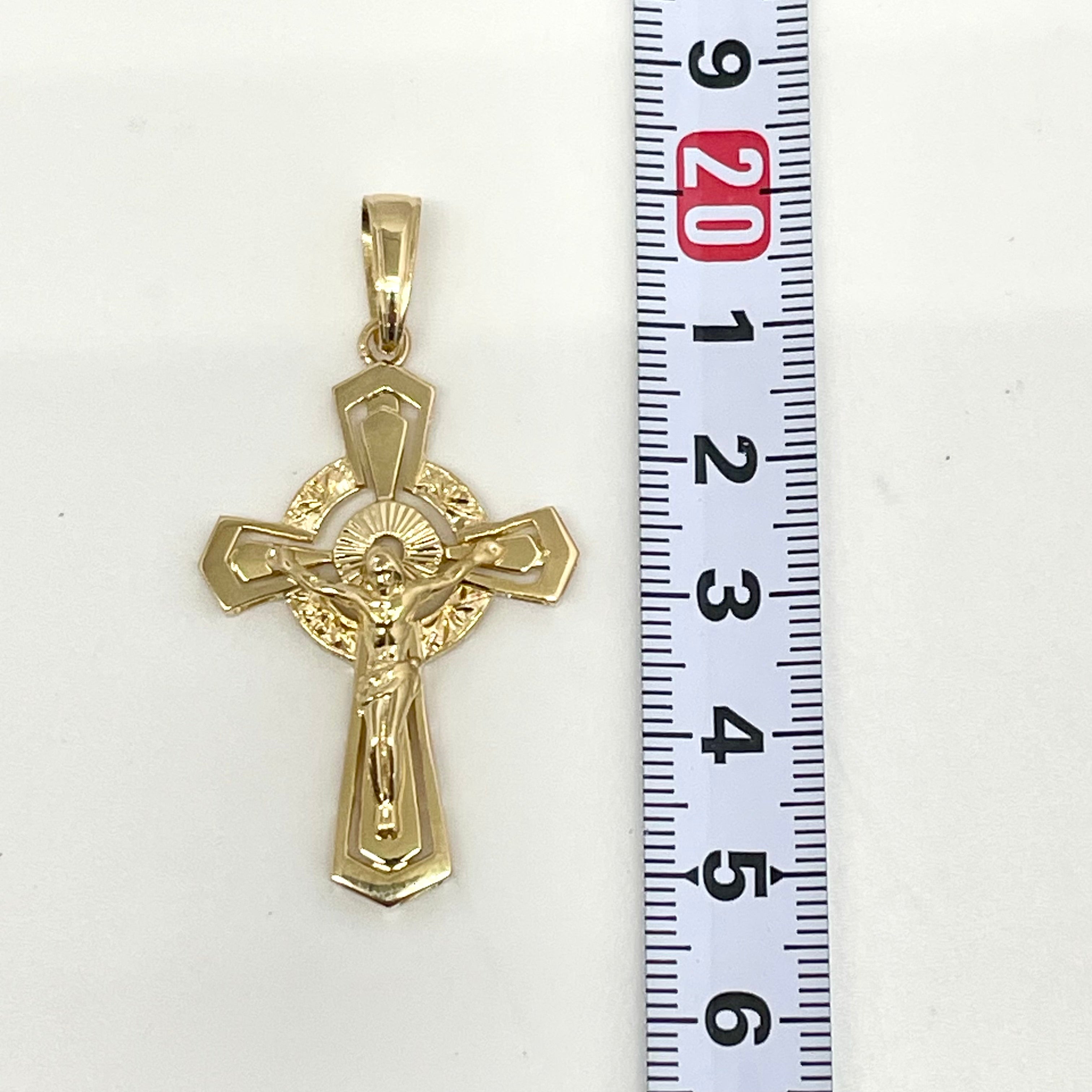 ノンブランド _クロスデザイン _ペンダントトップ _K18／7.9g _中古品