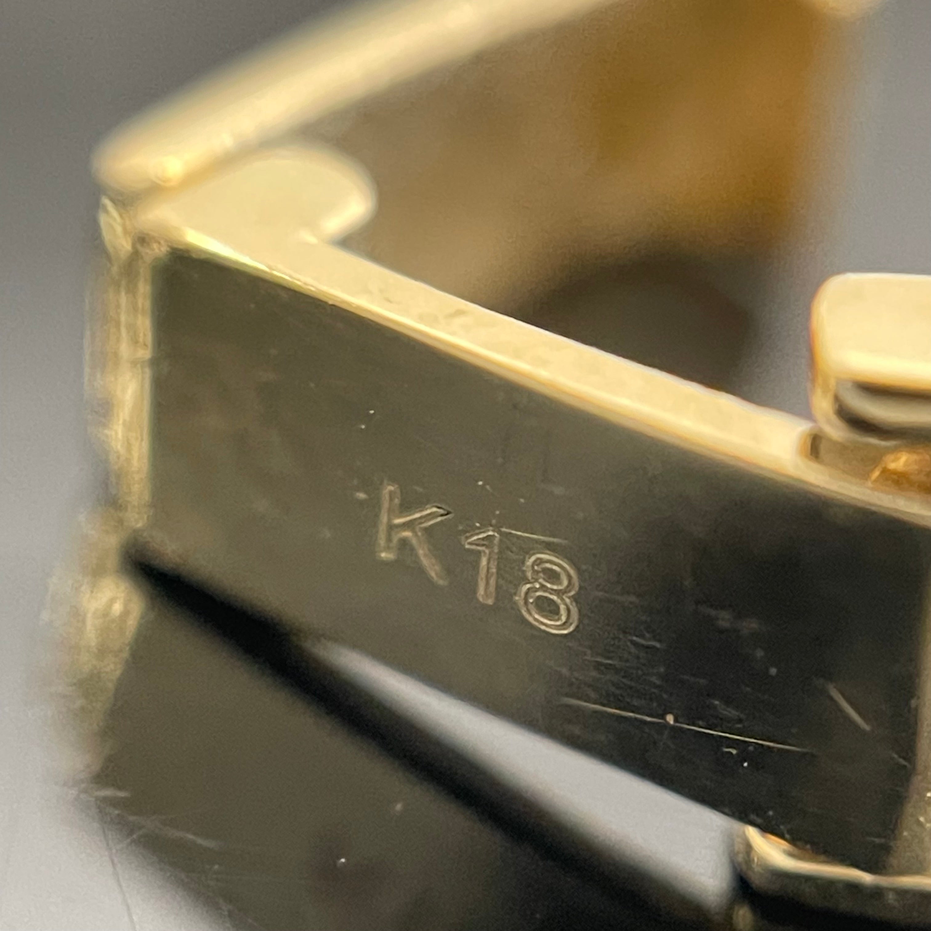 ノンブランド _K18ファッションブレス_17cm／10g _中古品