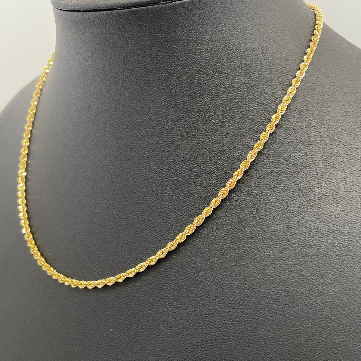 ノンブランド_ ロープネックレス_ K18/3.7g/45cm_ 中古品