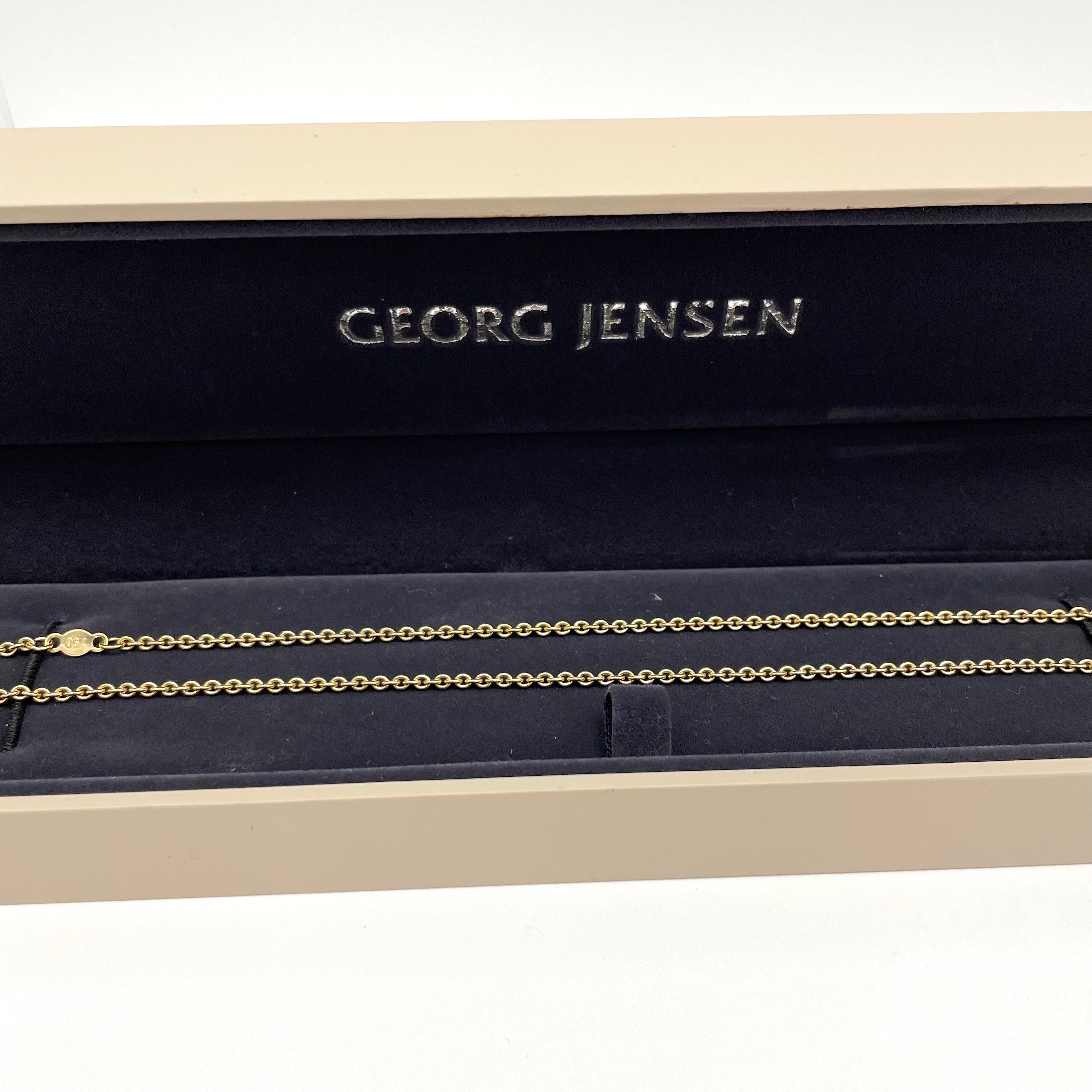 GEORG JENSEN_（ジョージジェンセン）_3カラー（K18）_FUSIONペンダントネックレス_12.5g/40cm_中古品