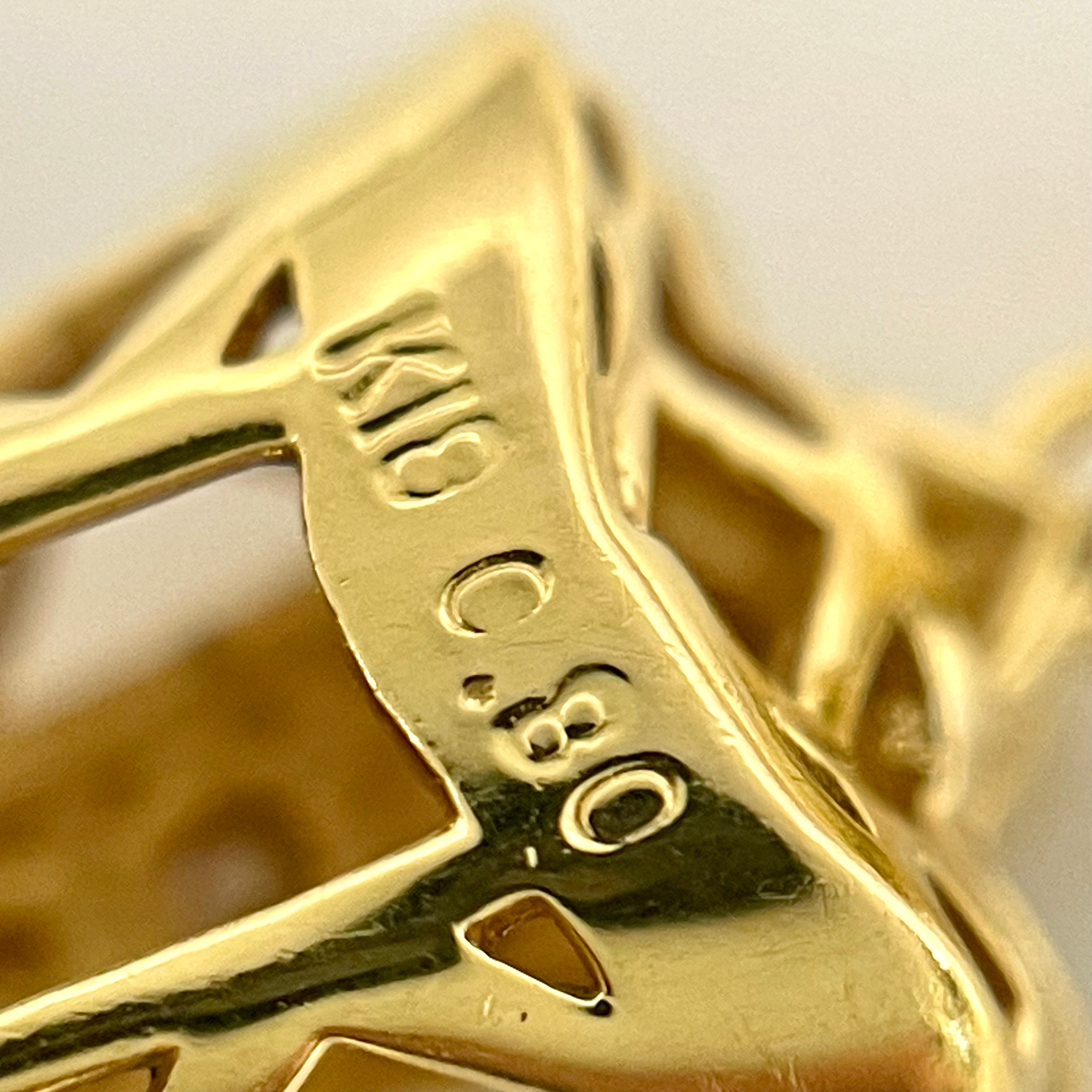 ゆきざき YOBIKO_（ヨビコ）_ペンダントトップ_K18YG／FD0.80ct／9.4g_中古品