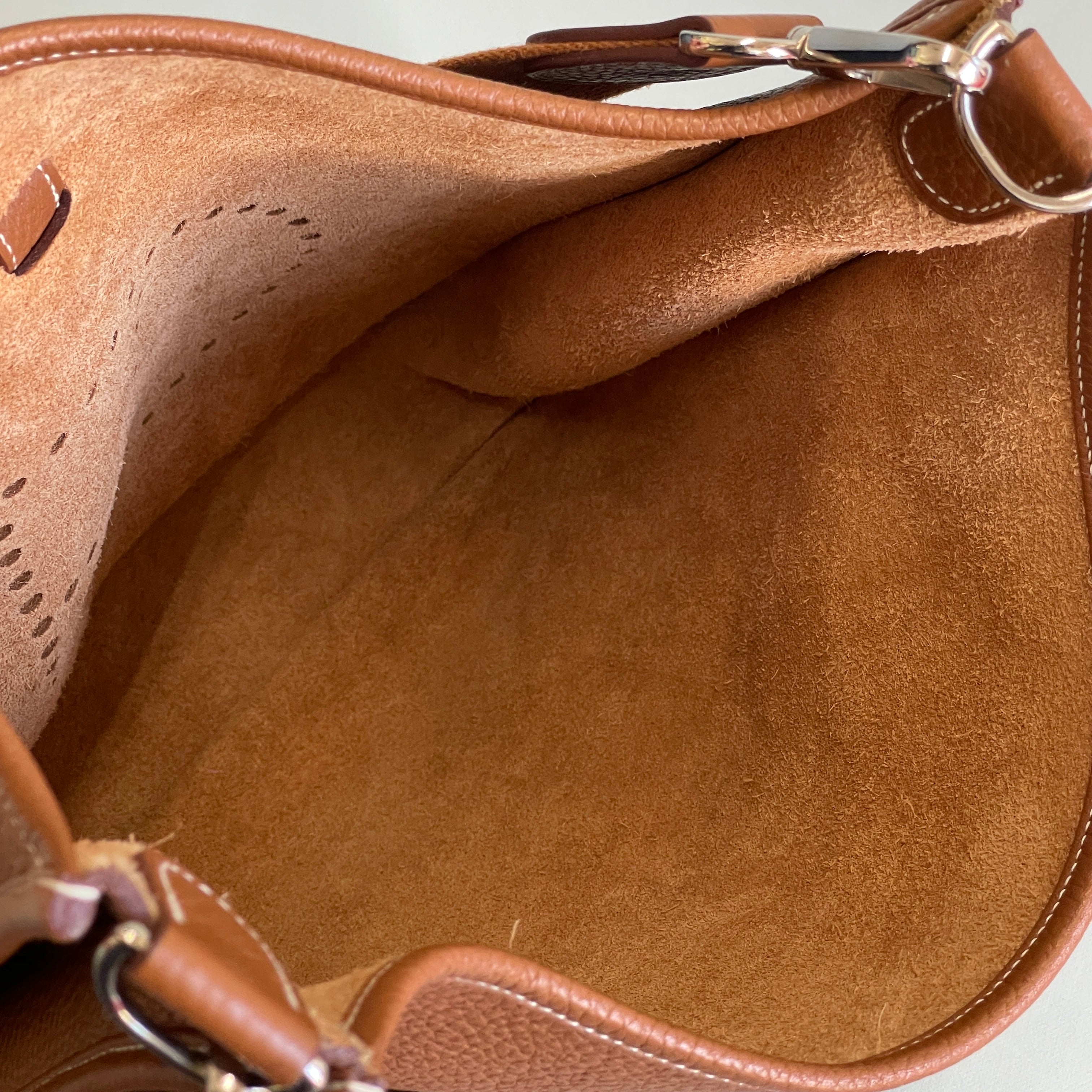 HERMES_（エルメス）_エヴリン3GM _トリヨンクレマンス _ゴールド／シルバー金具 □N刻印 _中古品