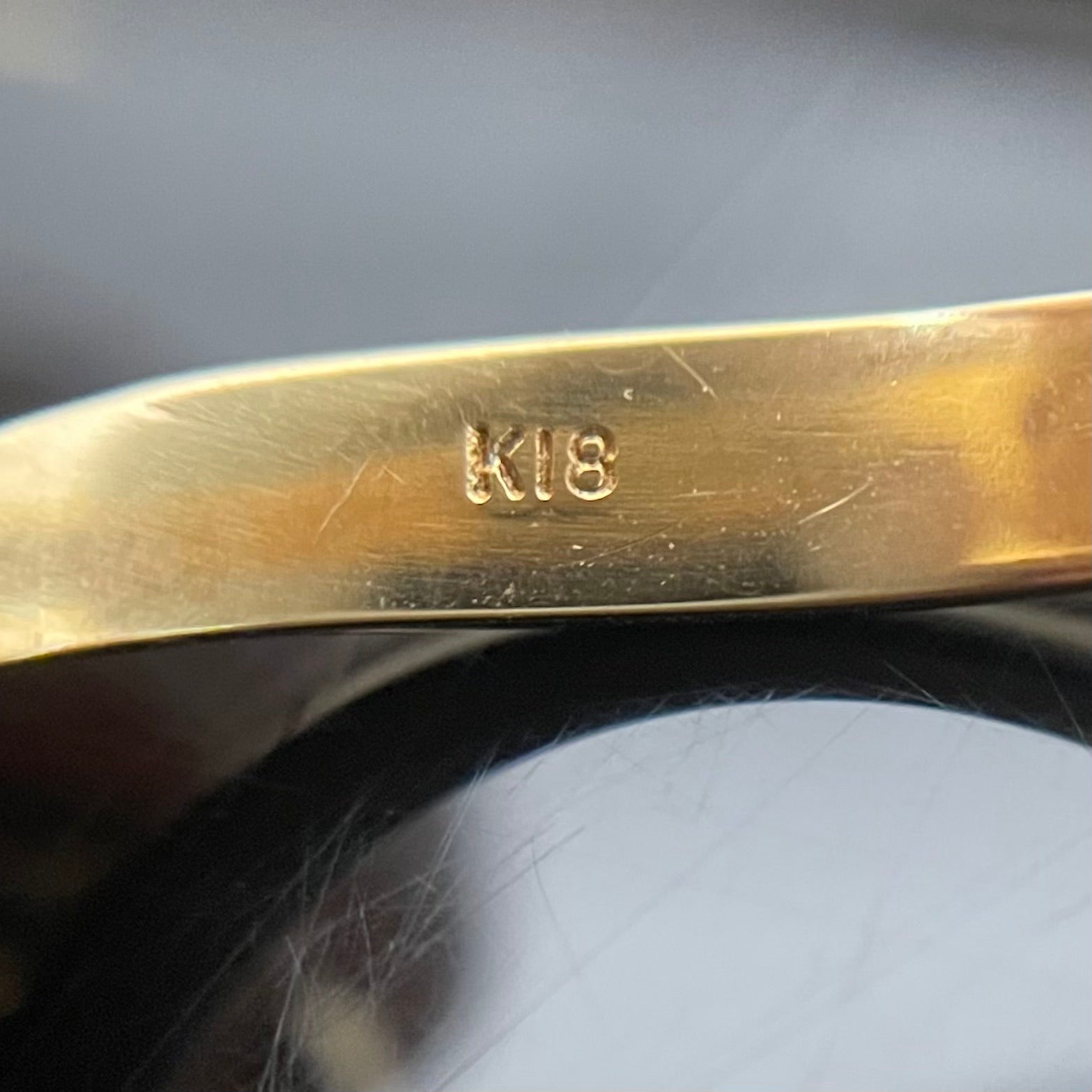 ノンブランド_K18ダイヤモンドリング_FD1.04ct/5.2g/＃13_中古品