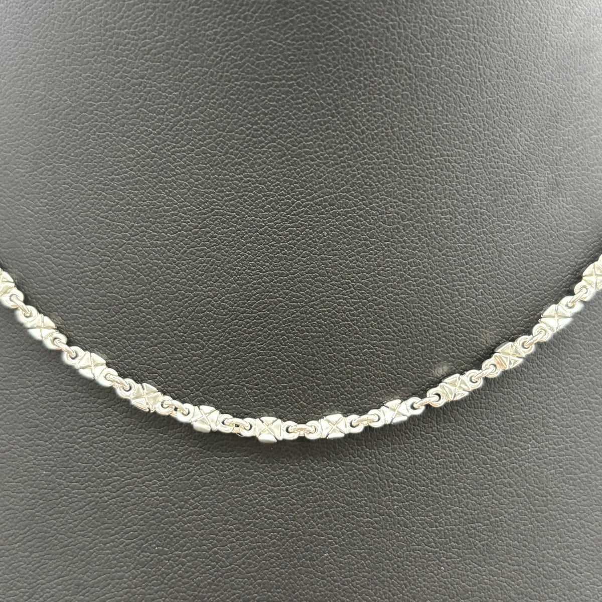 Loree Rodin_（ローリーロドキン）_クロスリンクチェーン_ネックレス 18K/18.1g/40cm_ 中古品