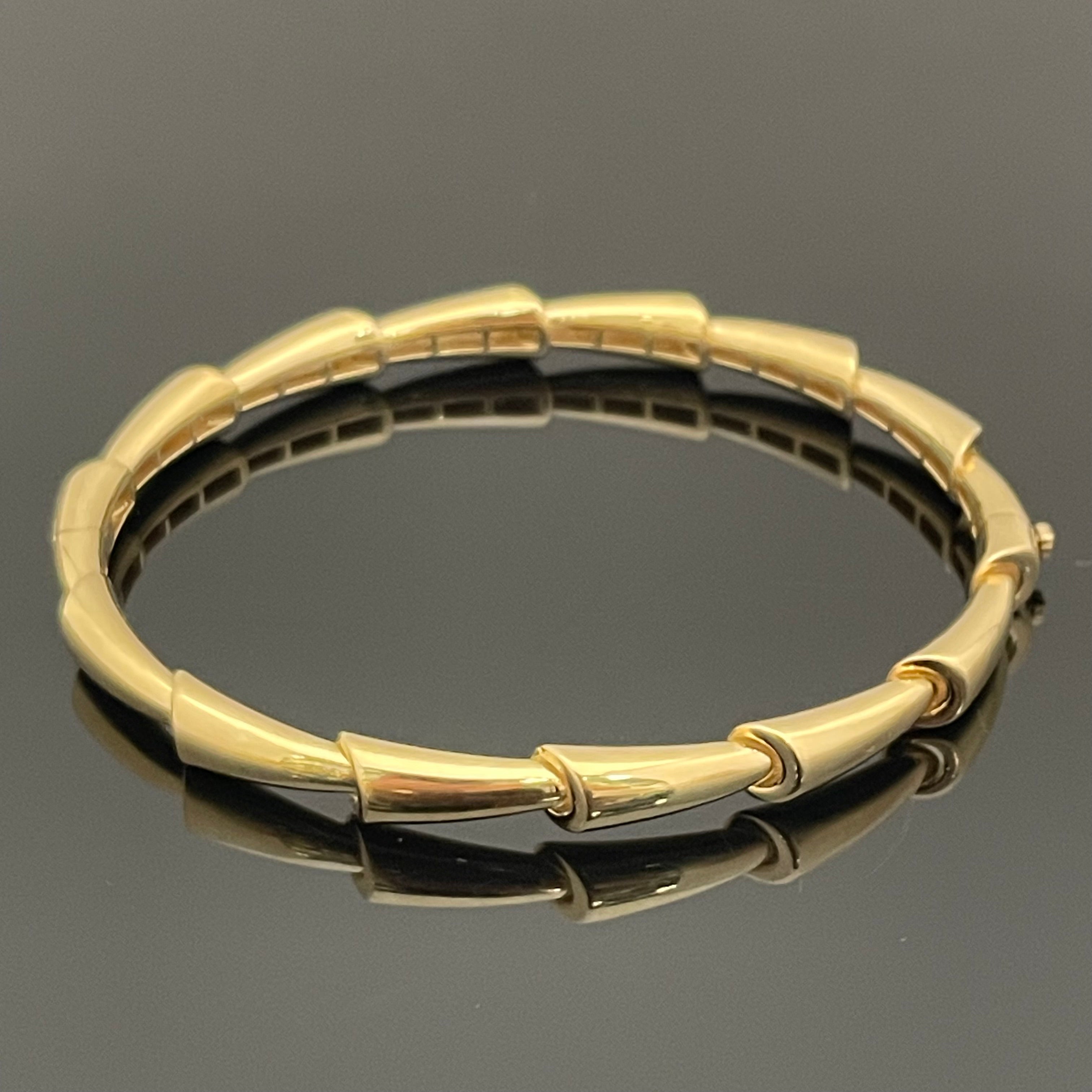 ノンブランド _K18バングル _17cm／9.7g _中古品