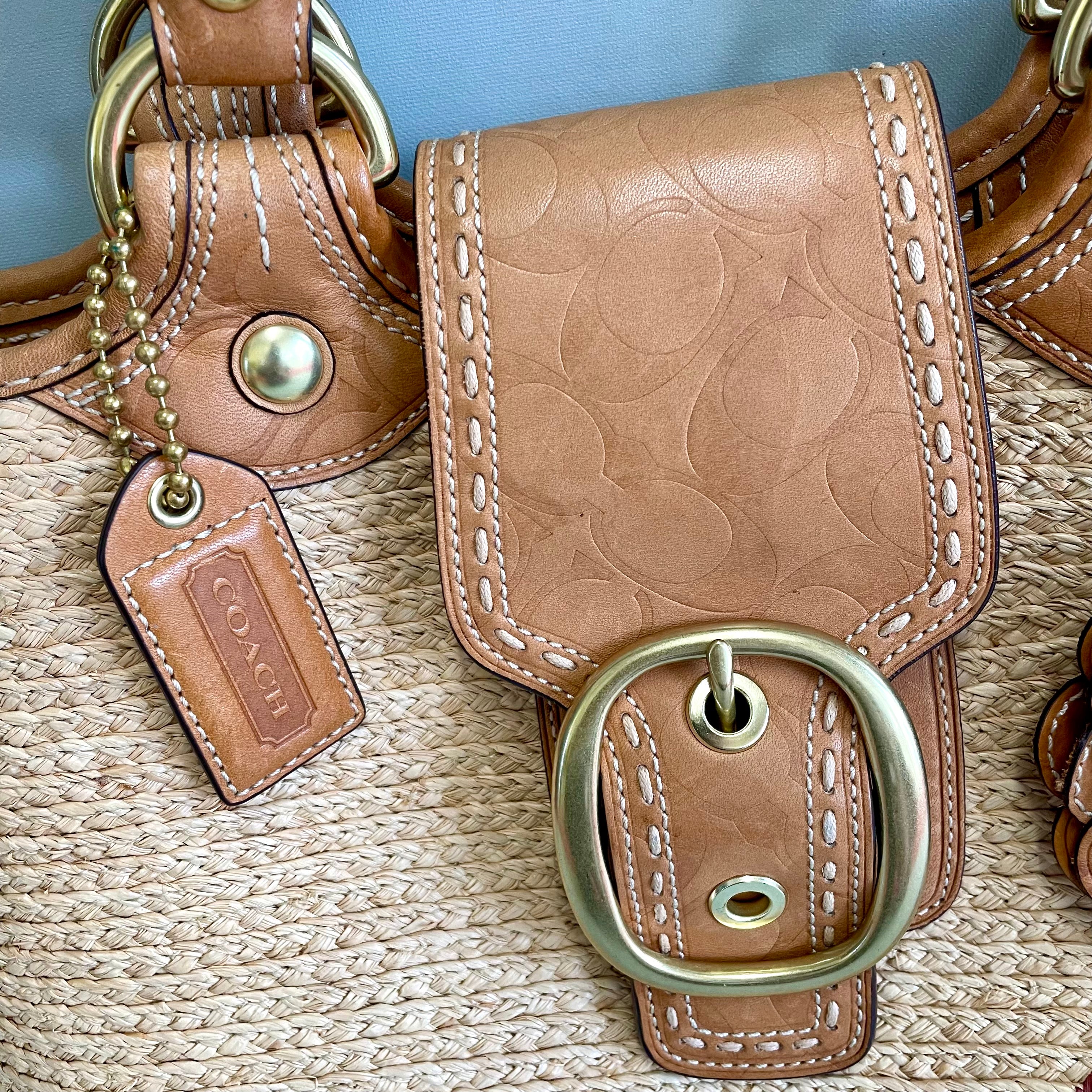 COACH（コーチ）_ブリーカー ストロー_ かごバッグ 11798 _中古品