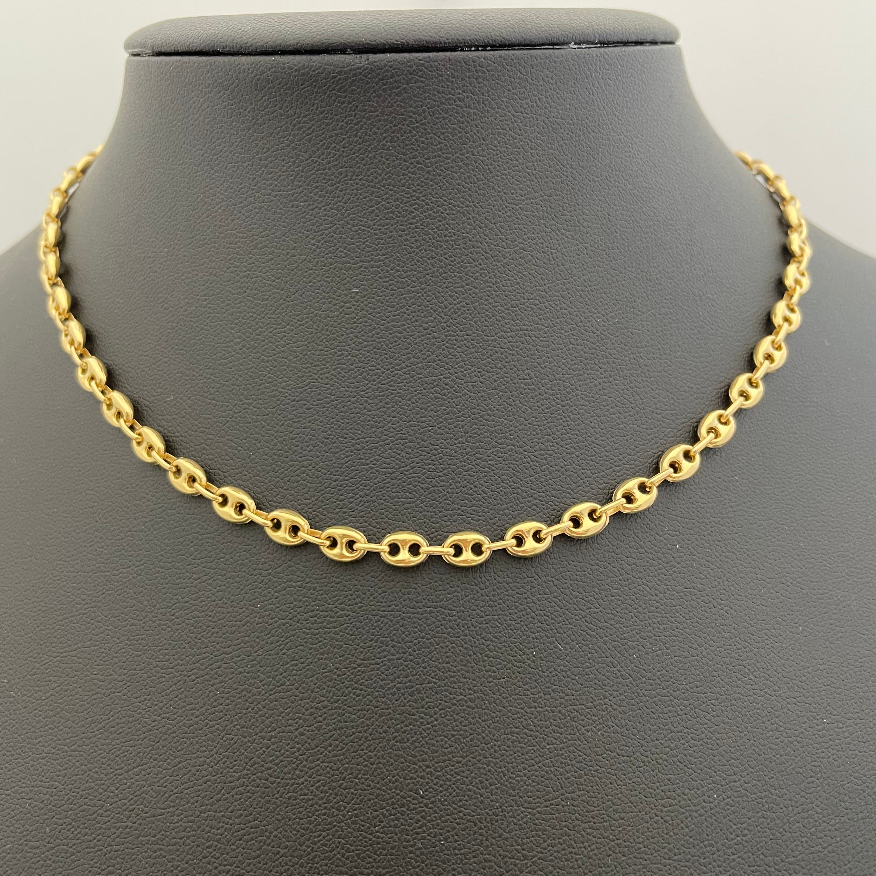 ノンブランド _ペダルチェーンネックレス_K18/12.3g/40cm _中古品