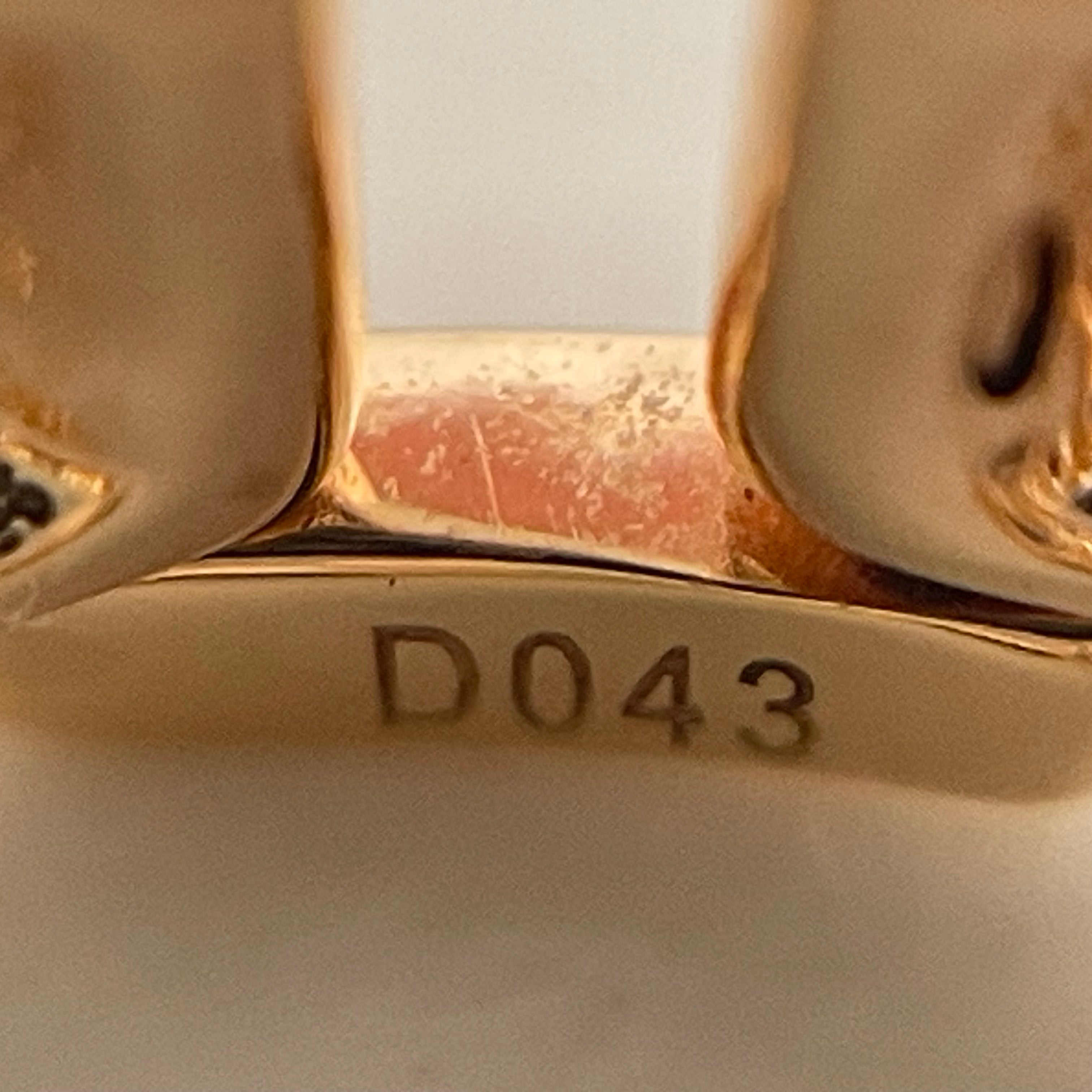 ノンブランド _K18PG_ダイヤモンドリング_FD0.43ct/6.2g/＃14.5_ 中古品