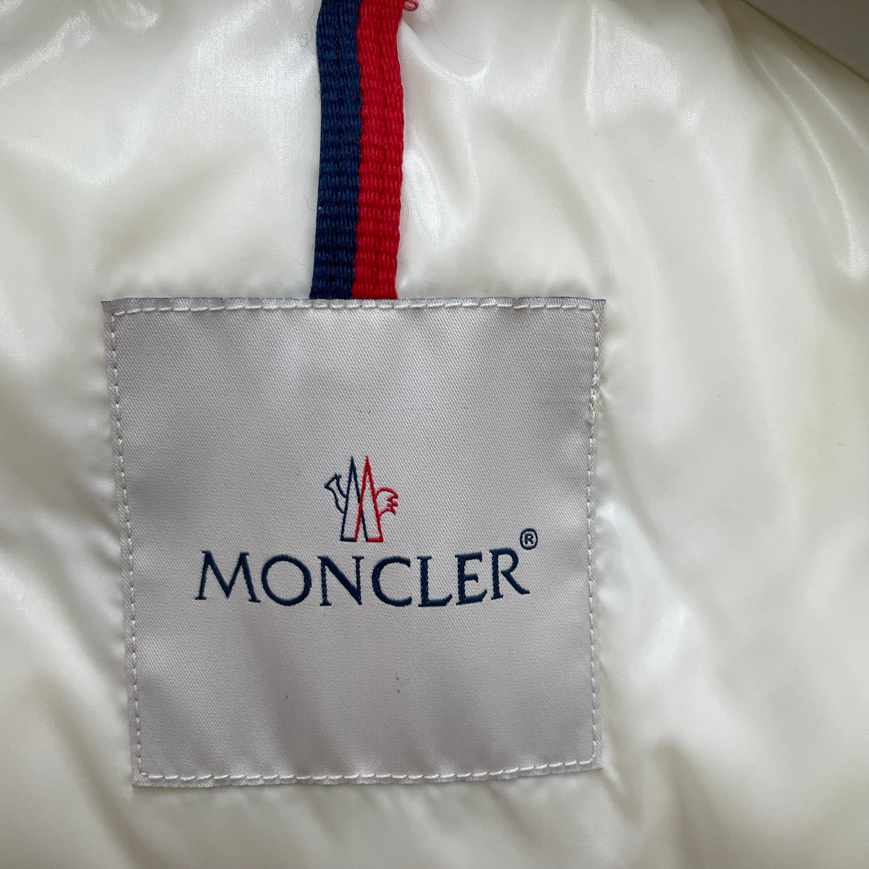 MONCLER_（モンクレール）_レディス用ダウンベスト_GHANY GILET _ホワイト サイズ＃1 _中古品