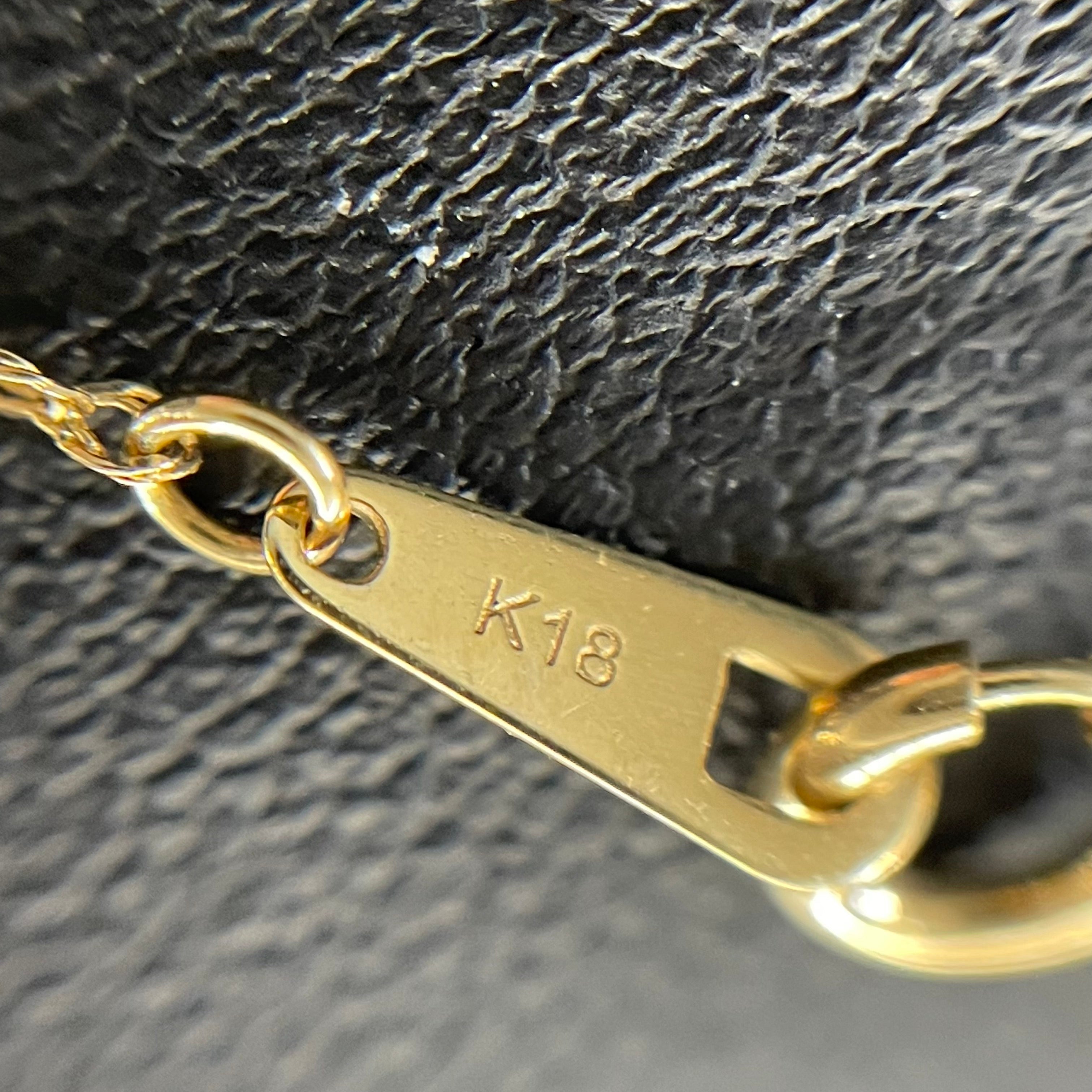 ノンブランド _K18/1.2g/41cm _クロスペンダントネックレス_中古品