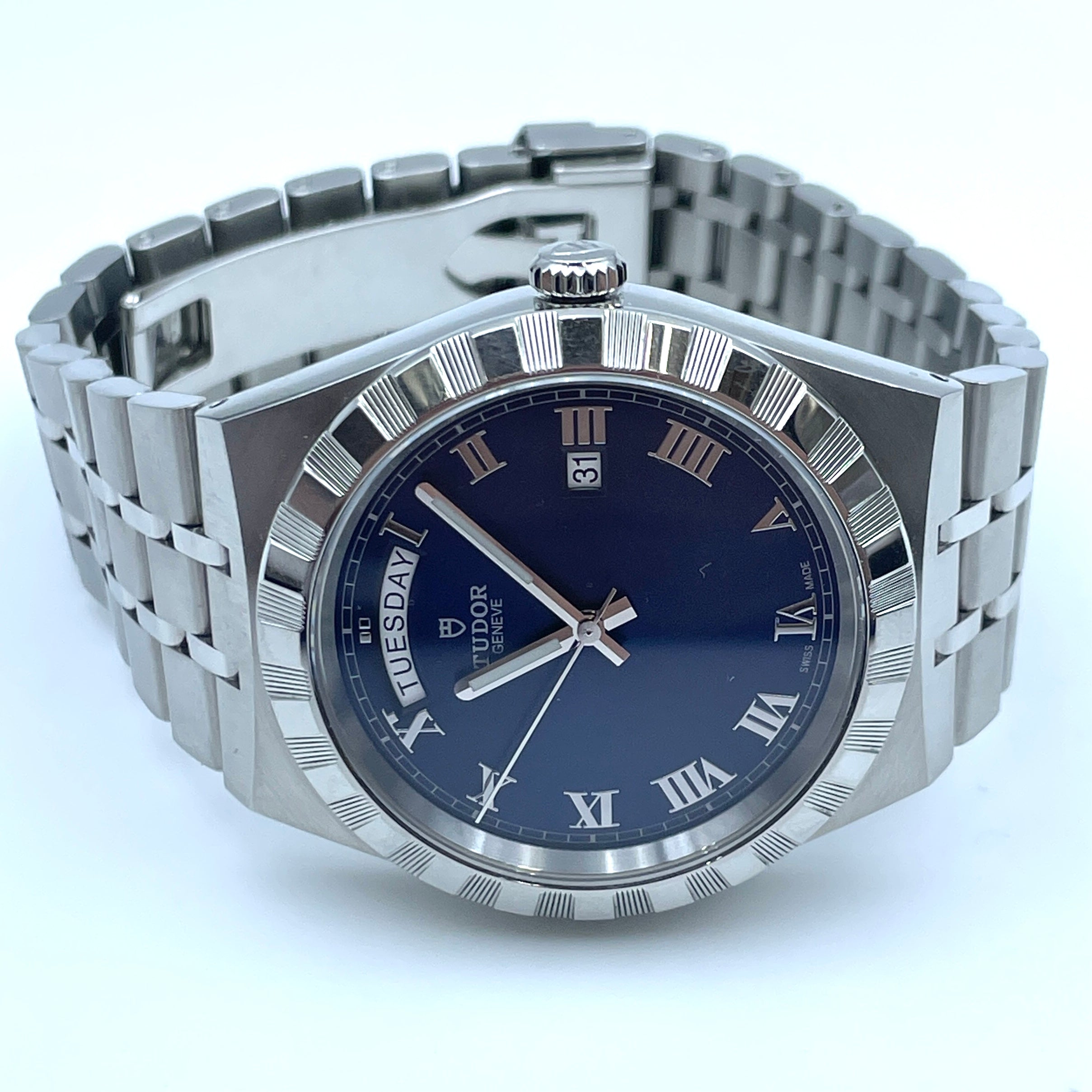 TUDOR_（チューダー）_ROYALブルーダイアル _M28600−0005_中古品