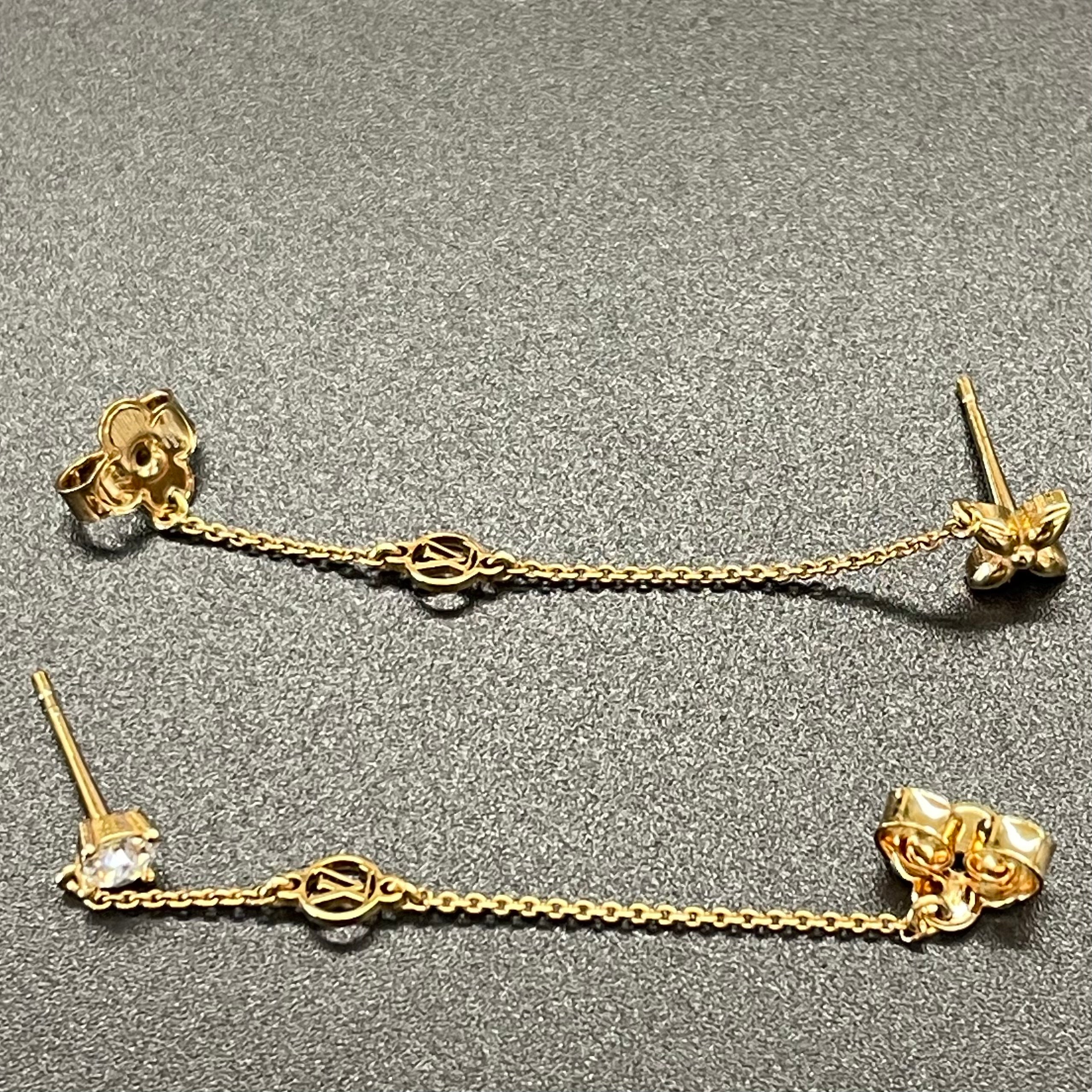 LOUIS VUITTON _（ルイ ヴィトン）_ブックル ドレイユ・_プティ ルイ ピアス M00390_ 中古品