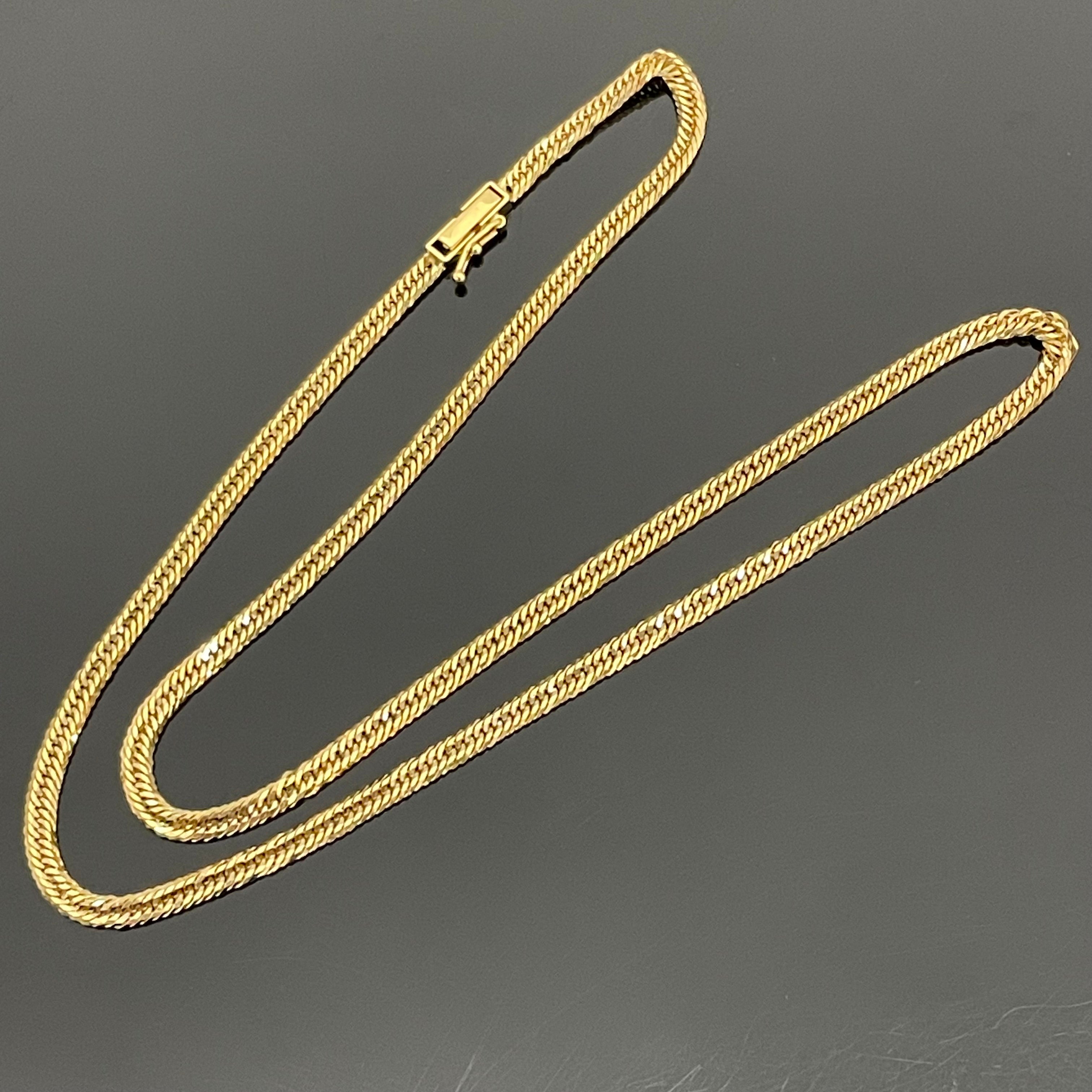 ノンブランド _K18トリプル12面カット_ 11.1g／45cm _中古品