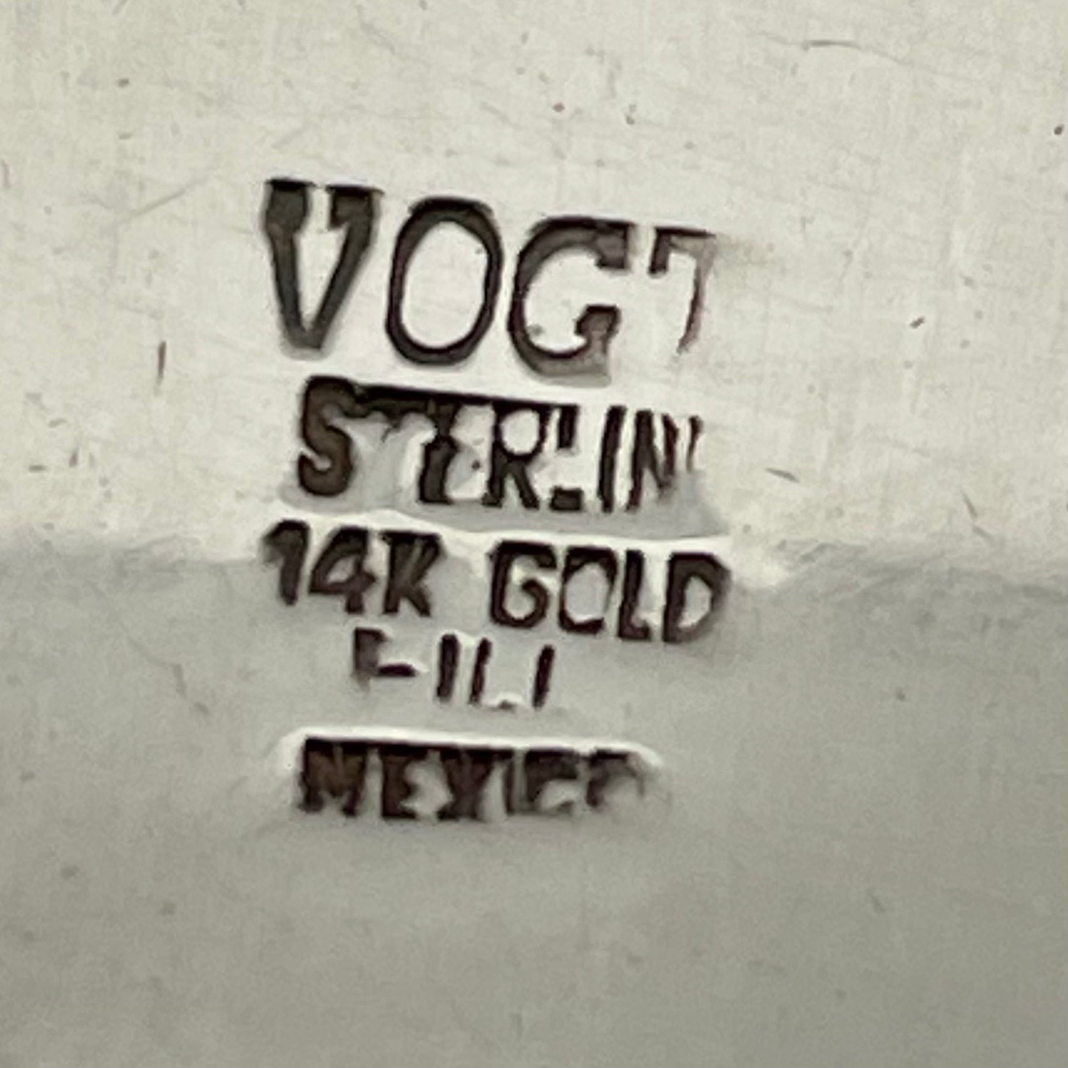 VOGT_（ボグト）_スターリングシルバー/14K _ ペンダントトップ10.4g _中古品