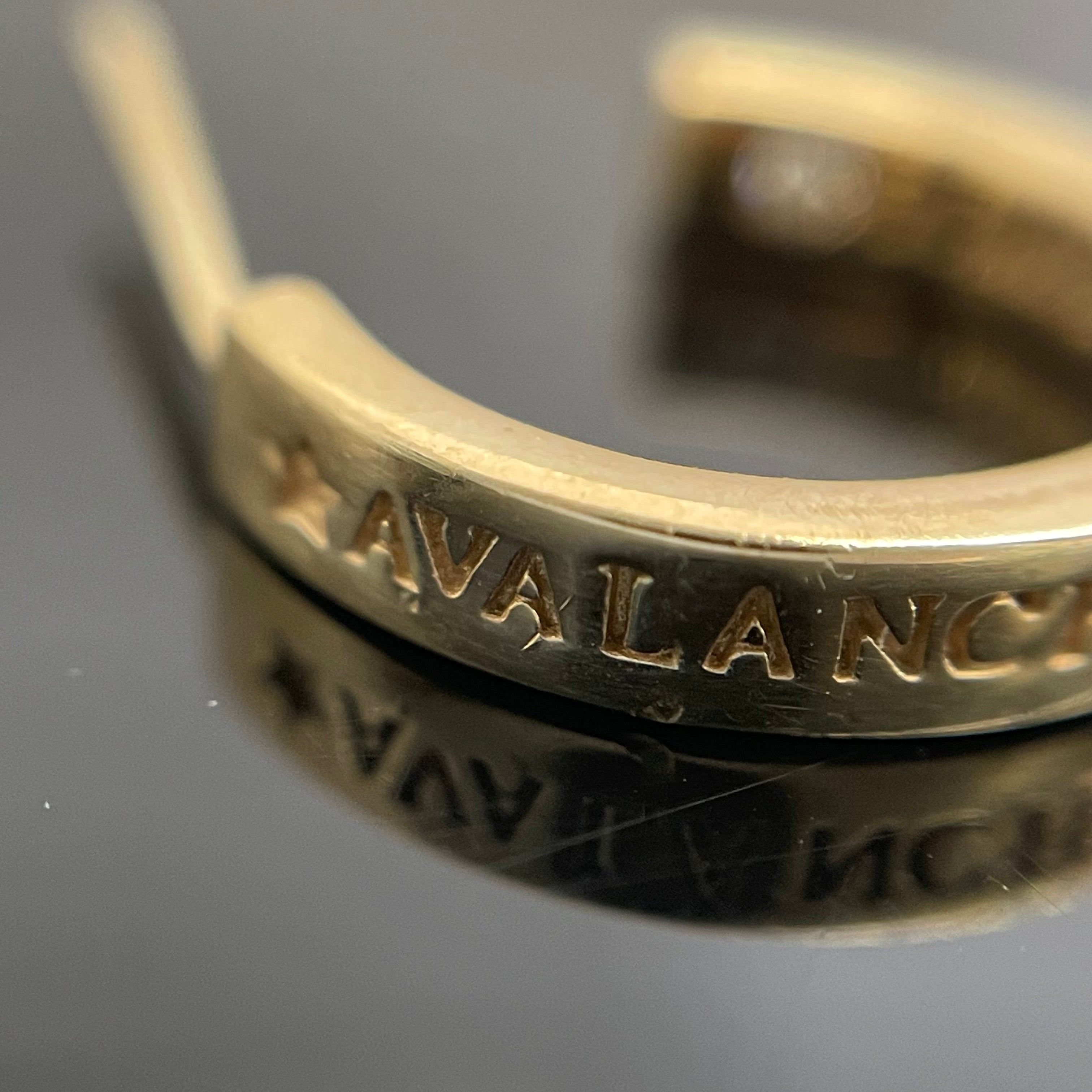 AVALANCHE _（アヴァランチ）_ダイヤモンド _10Kイエローゴールド_ ピアス（片耳） 中古品