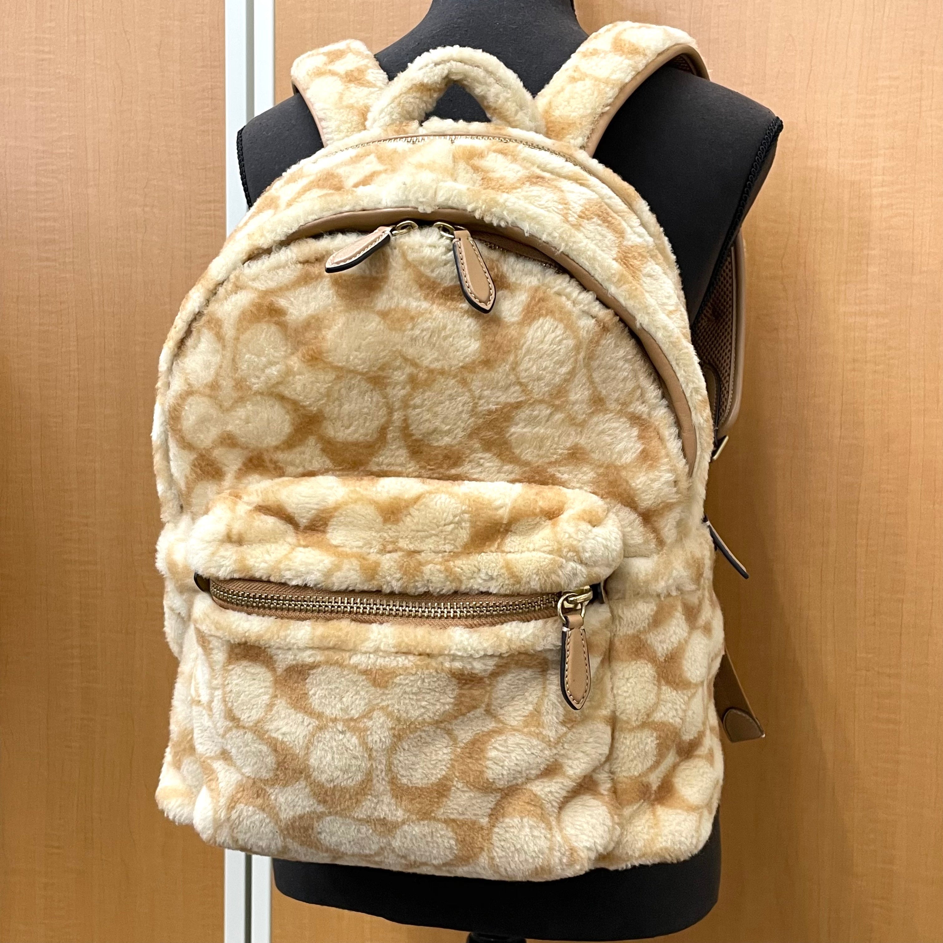 COACH_（コーチ）CC079_チャーター バックパック・_シグネチャー シアリング_中古品